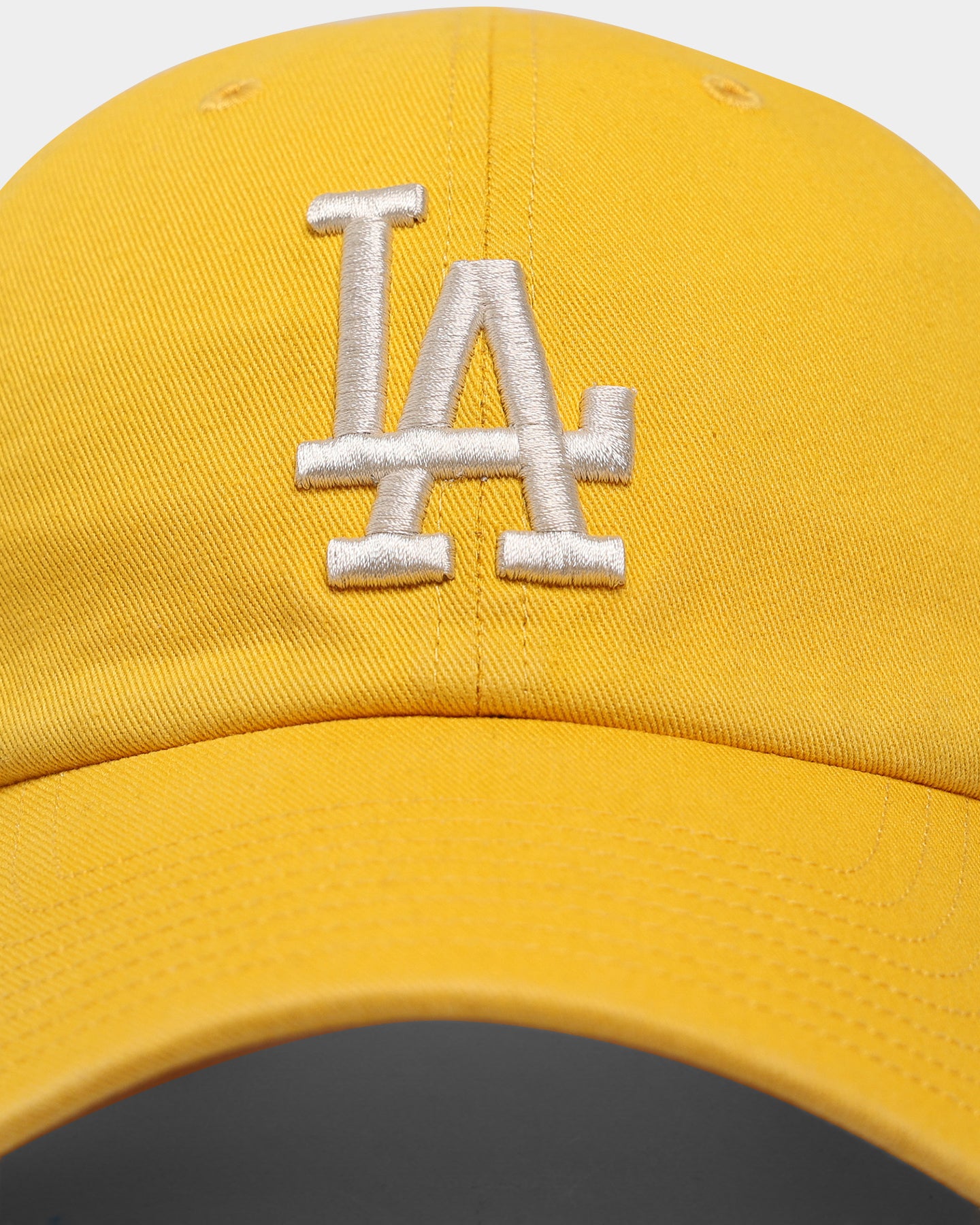 47 Brand Los Angeles Dodgers 'Lemon Sorbet' Adjustable Strapback Snapback Hat - Yellow Gold Baseball Cap for Men & Women - Perfect for Game Day, Sports Events & Streetwear Fashion