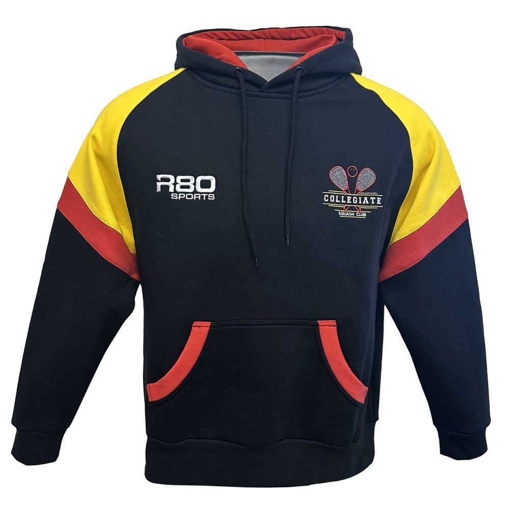 R80 Sports Fleece Hoodies for Men & Women - Lightweight Warm Pullover with Zipper Pocket - Perfect for Running, Gym Workouts & Outdoor Activities