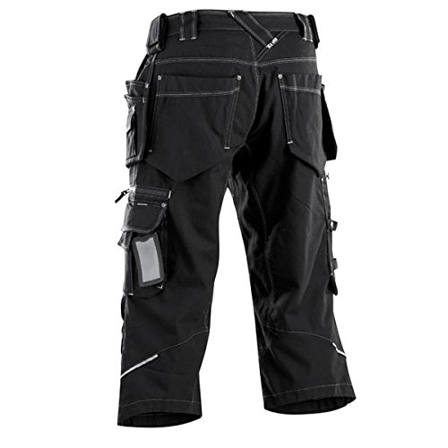 Blaklader 196213109900C52 X1900 Craftsman Work Shorts - Size 36/32, Black - Durable Carpenter Shorts for Construction, Woodworking & DIY Projects