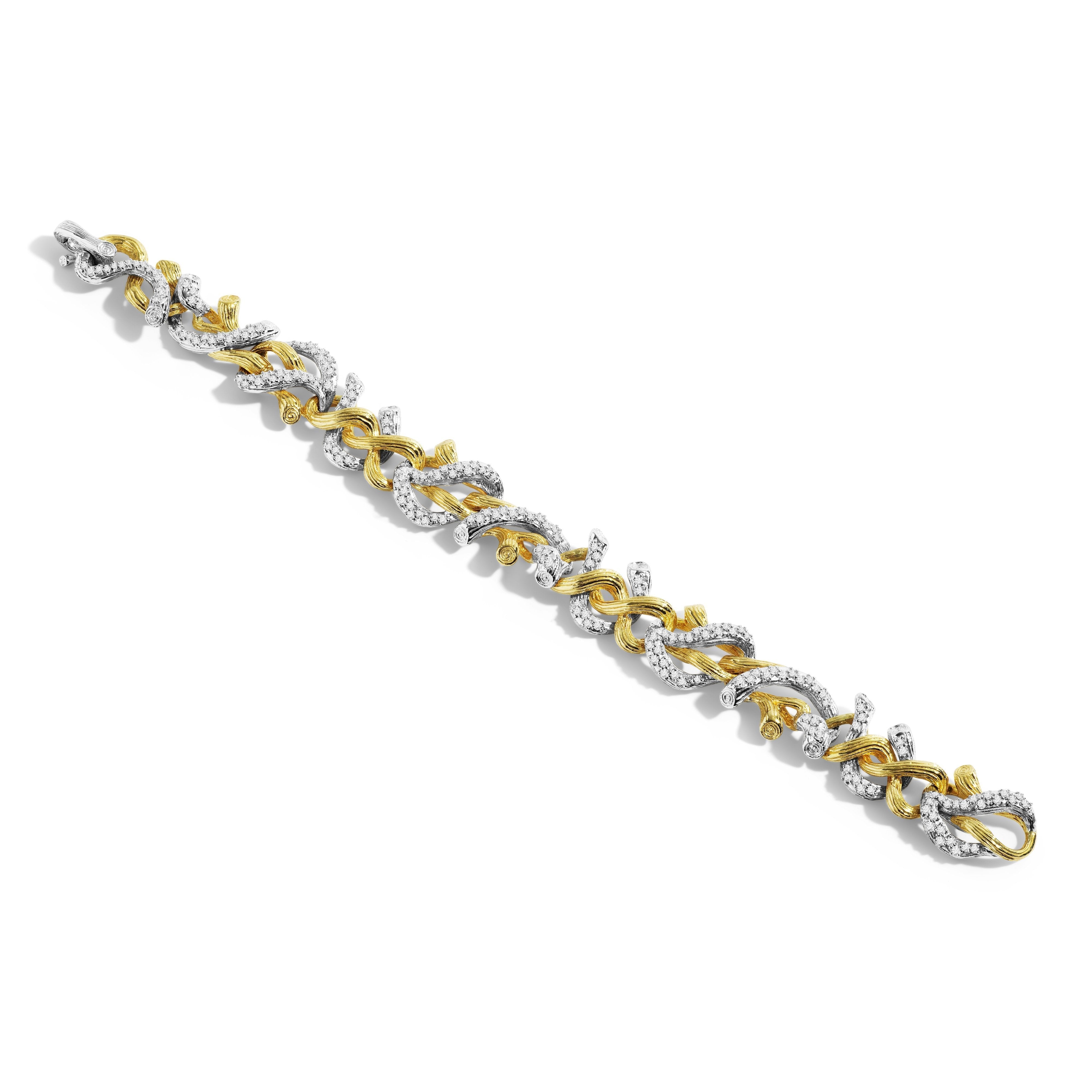Elegant Diamond Branch Coral Bracelet for Women - Perfect for Weddings, Parties & Special Occasions