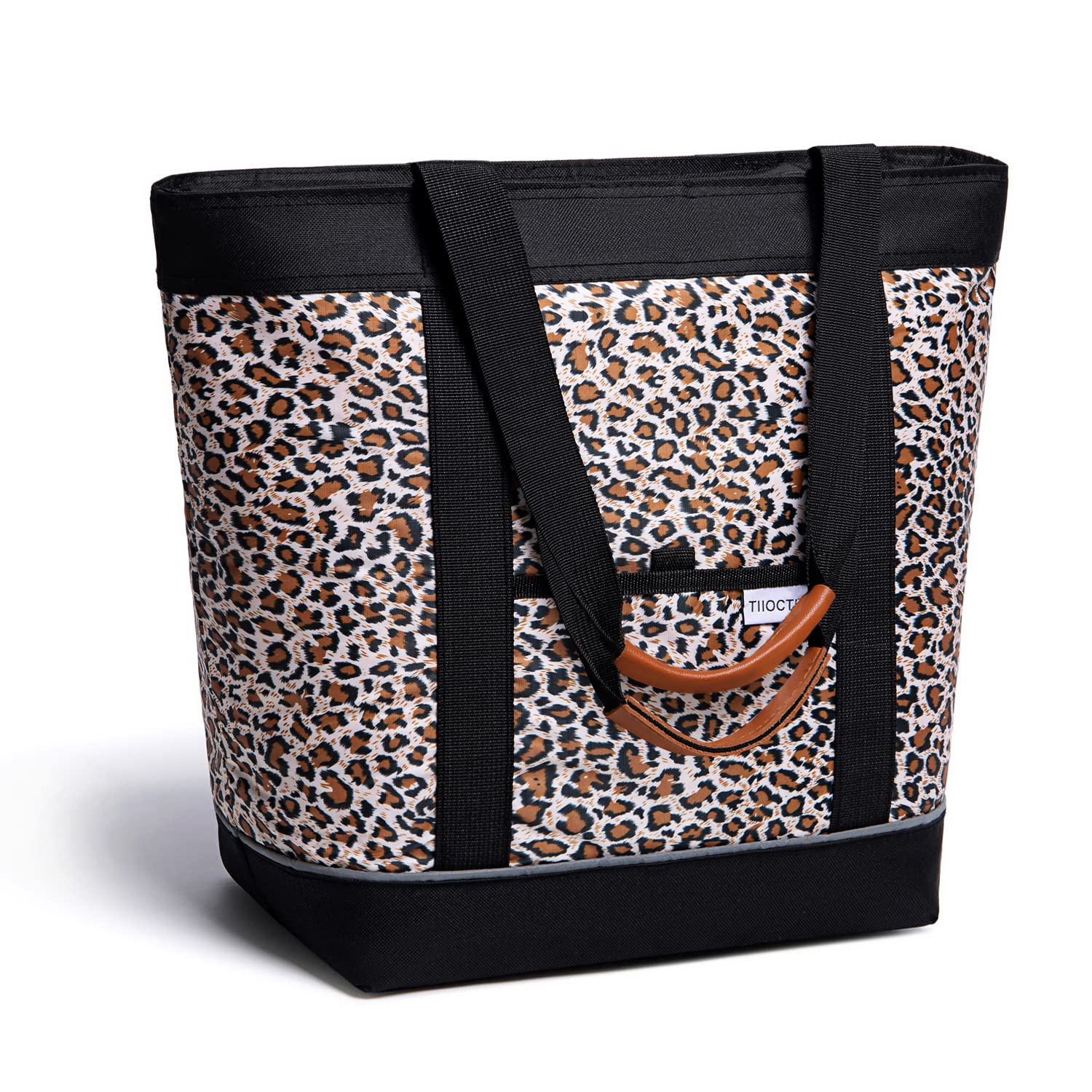 Insulated Cooler Bag - Large Leak-Proof Reusable Grocery Tote for Women & Men | Keep Food, Drinks & Breastmilk Cold or Hot | Perfect for Delivery, Travel, Picnics & Beach Outings | BPA-Free & Eco-Friendly