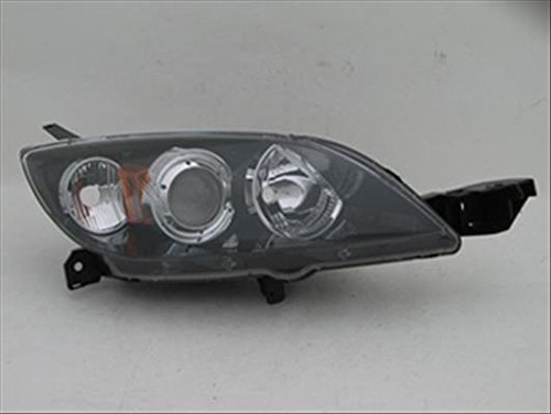 OE Replacement Headlight Compatible with MAZDA 3 2004-2009 Models - Direct Fit MA2519107 - Perfect for Night Driving & Foggy Conditions