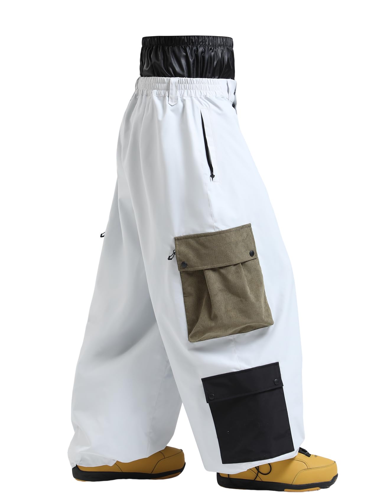 GSOU SNOW Men's & Women's Ski Pants - Waterproof Windproof Insulated Snowboard Pants with Cargo Pockets for Winter Sports & Outdoor Activities | Perfect for Skiing, Snowboarding & Cold Weather Adventures