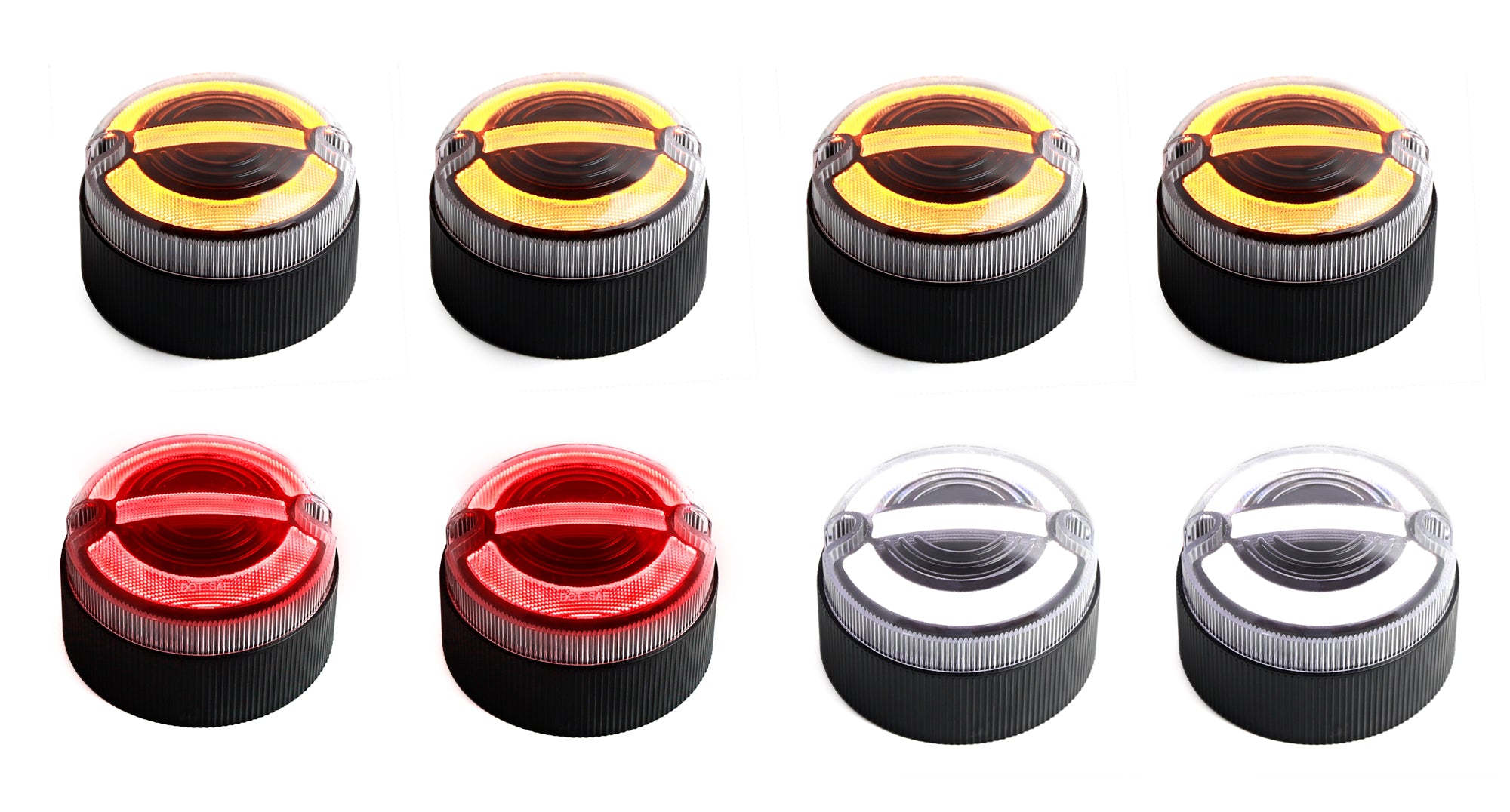 **95mm Full LED Front & Rear Light Upgrade Kit (8-Piece Set) - Compatible with Land Rover Defender | Off-Road & Adventure Lighting Enhancement**