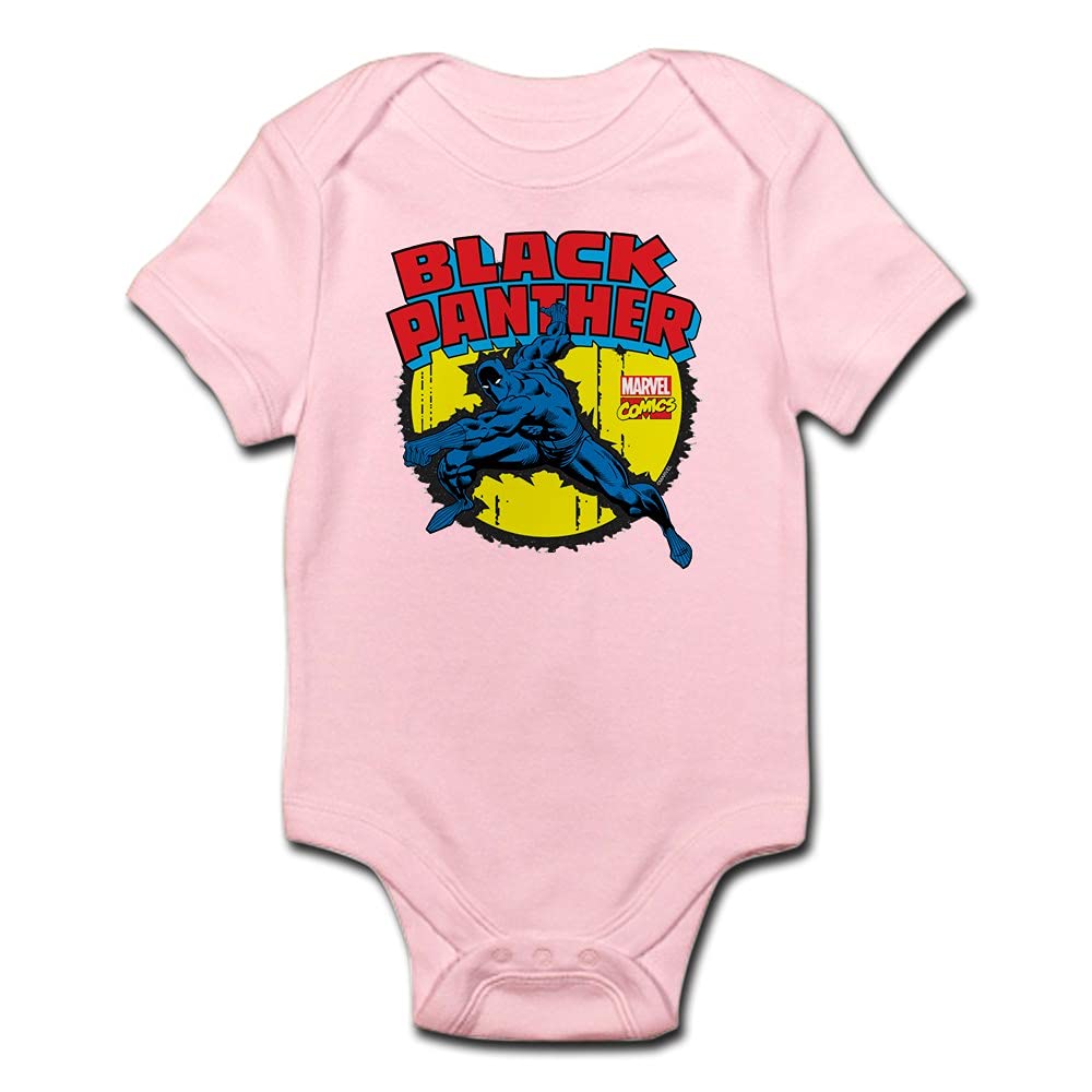 Black Panther Comic Baby Bodysuit - Soft Lightweight Onesie for Infants & Toddlers - Perfect for Playtime, Daycare & Superhero-Themed Birthday Parties