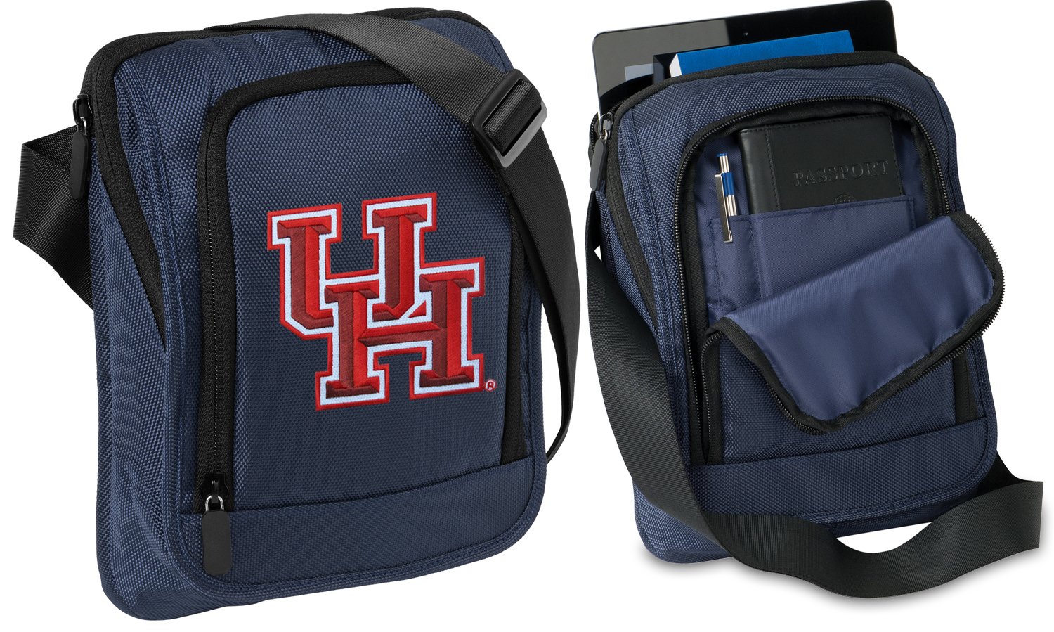 University of Houston Tablet Bag - UH Logo iPad Case with Adjustable Shoulder Strap for Students & Professionals | Perfect for Campus, Commuting & Business Travel