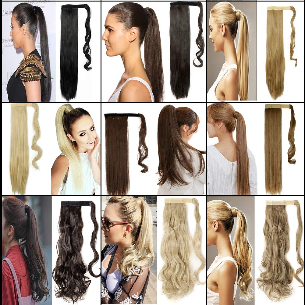 S-noilite Clip-in Ponytail Hair Extensions - 17