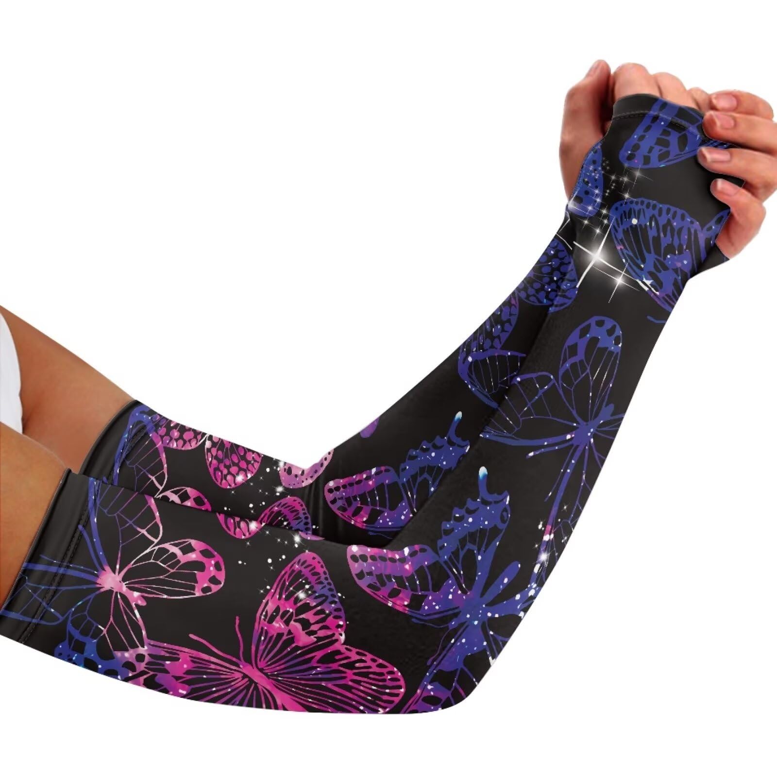 Uppodwarkid Gardening Arm Sleeves - UV Protection Cooling Sleeves for Women & Men, Breathable Sun Protection for Outdoor Activities (Gardening, Hiking, Fishing, Sports)