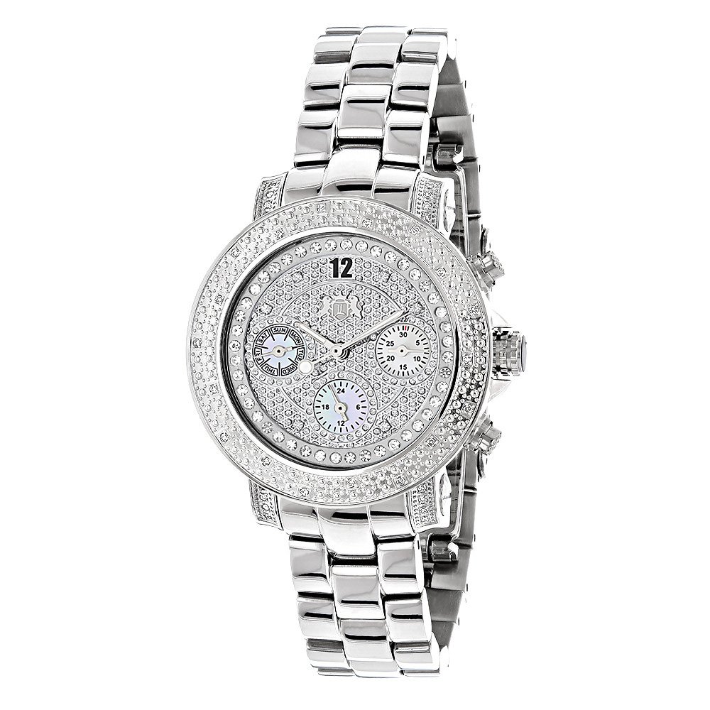 LUXURMAN Women's Diamond Watch 0.30ct - Elegant Luxury Timepiece for Women, Perfect for Special Occasions, Weddings & Evening Events