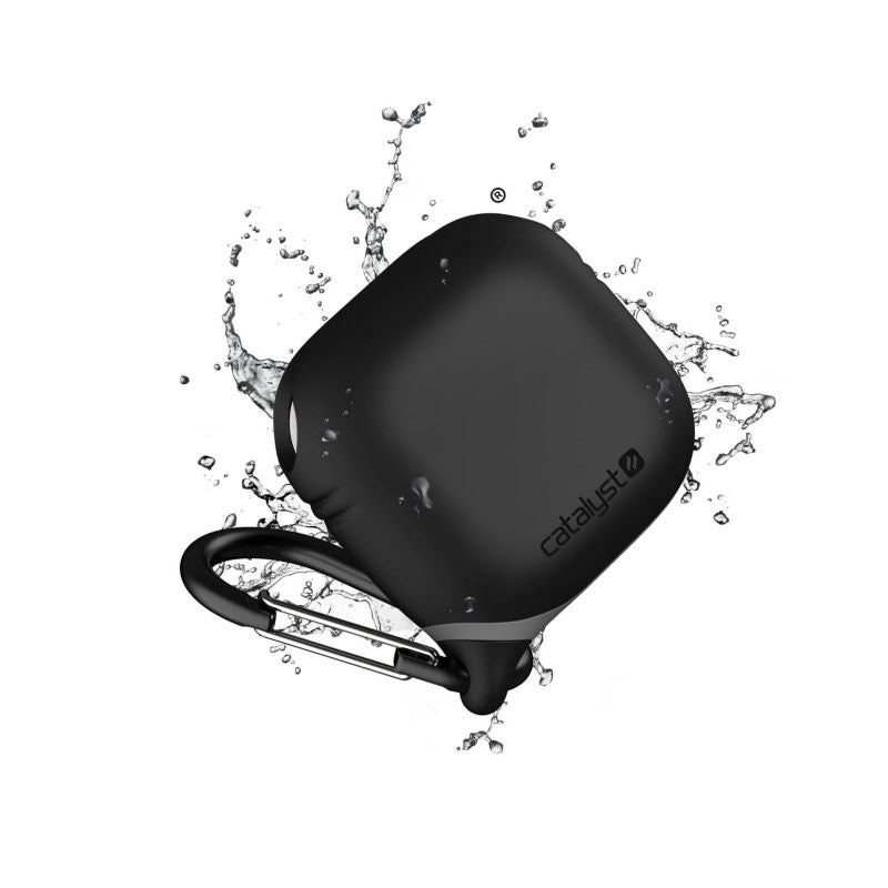 Case Catalyst WP - Waterproof Protective Case for AirPods 4 (Black) | Shockproof & Dustproof Cover for Gym, Running, Travel & Outdoor Activities