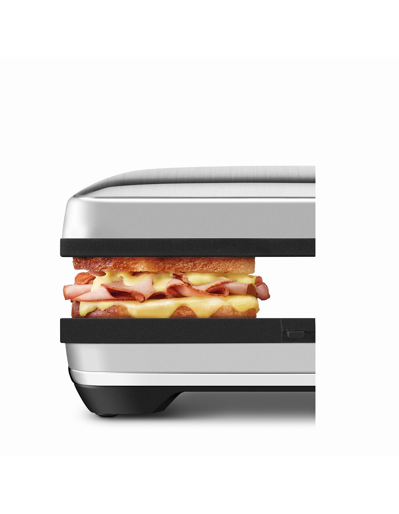 Breville The Toast and Melt 4 Slice Sandwich Grill (LSG545BSS) - Stainless Steel Panini Press for Toasting, Grilling & Melting - Perfect for Breakfast, Lunch & Party Snacks