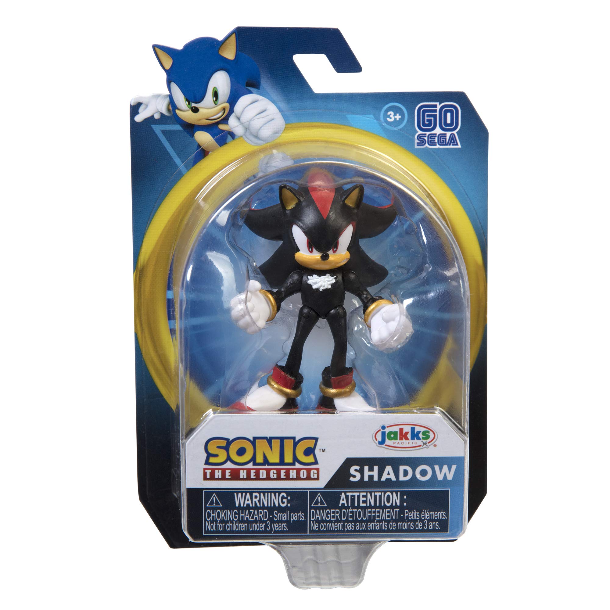 Sonic The Hedgehog 2.5 Inch Shadow Action Figure - Collectible Toy for Kids & Fans - Perfect for Display, Play & Gift Giving