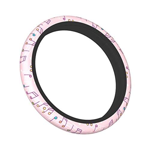 Pink Colorful Musical Notes