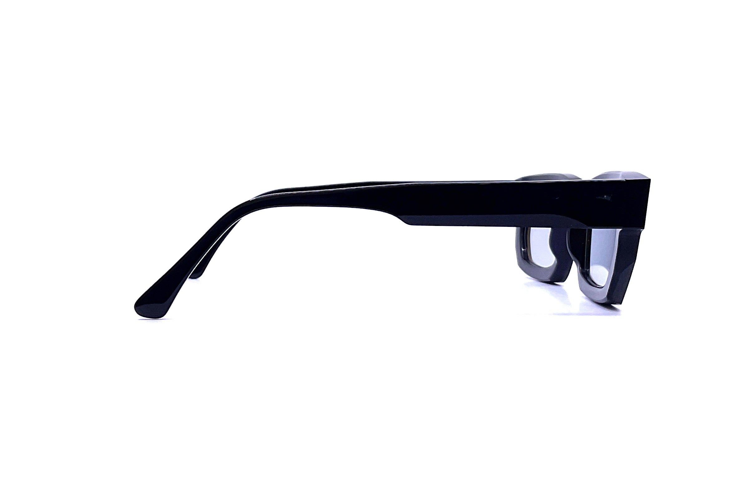 Ahlem Bonaparte Black Sunglasses - Polarized UV Protection Aviator Sunglasses for Men & Women - Perfect for Driving, Travel, and Outdoor Activities