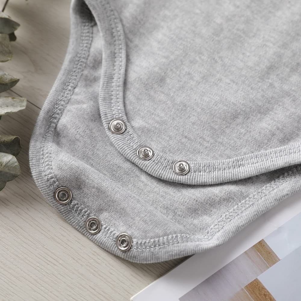Funny Baby Bodysuit 0-3 Months - Unisex Love Nana Papa Outfit for Newborns