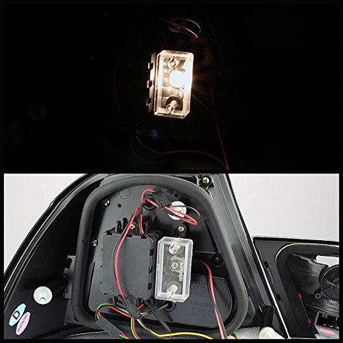 Premium LED Aftermarket Taillights for BMW 3-Series E46 Coupe (2003-2006) - Smoked Lens with Light Bar - Direct Fit Replacement - Enhances Night Visibility & Style for Urban Driving & Car Shows
