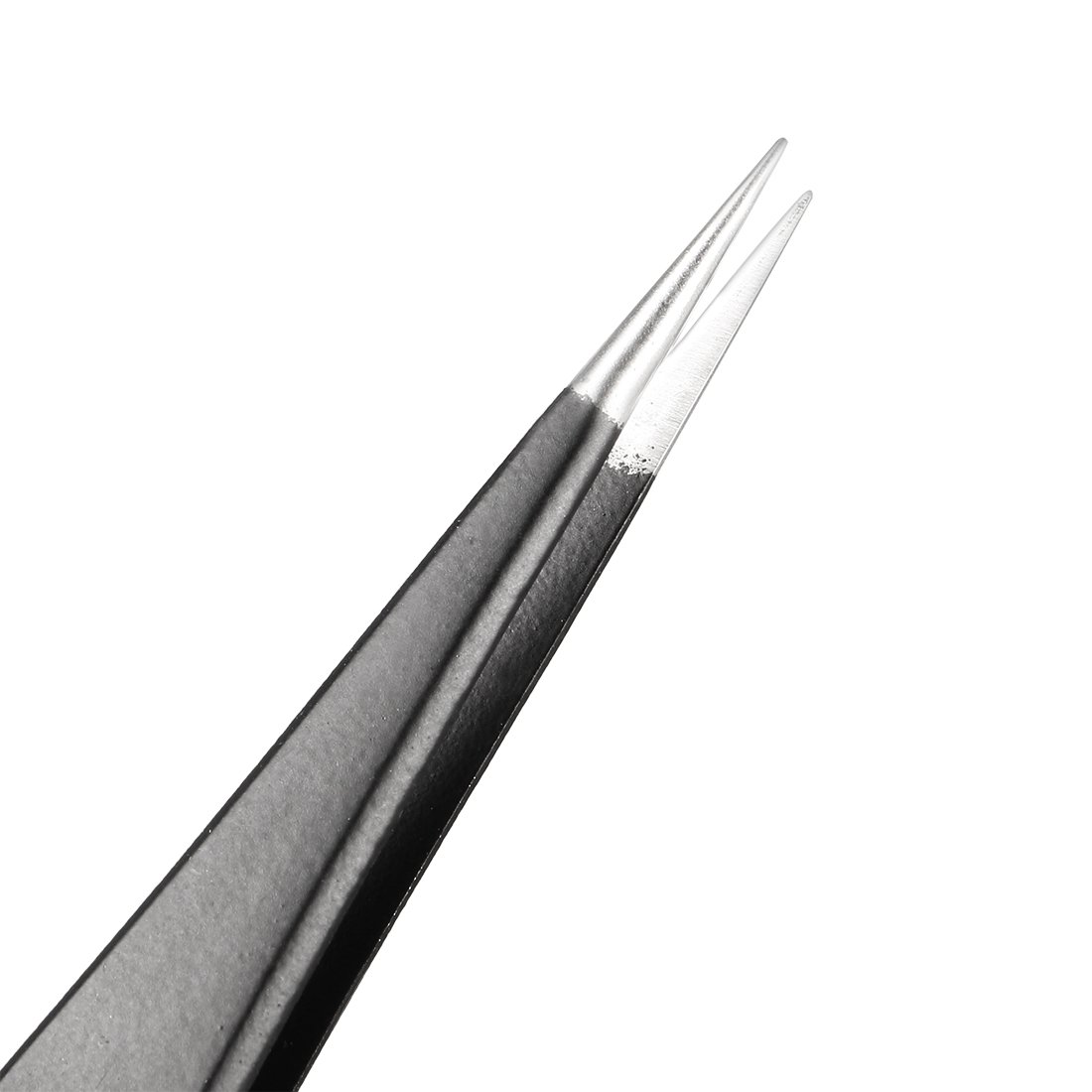uxcell ESD-16 Anti-Static Stainless Steel Non-Magnetic Tweezers Set - 5