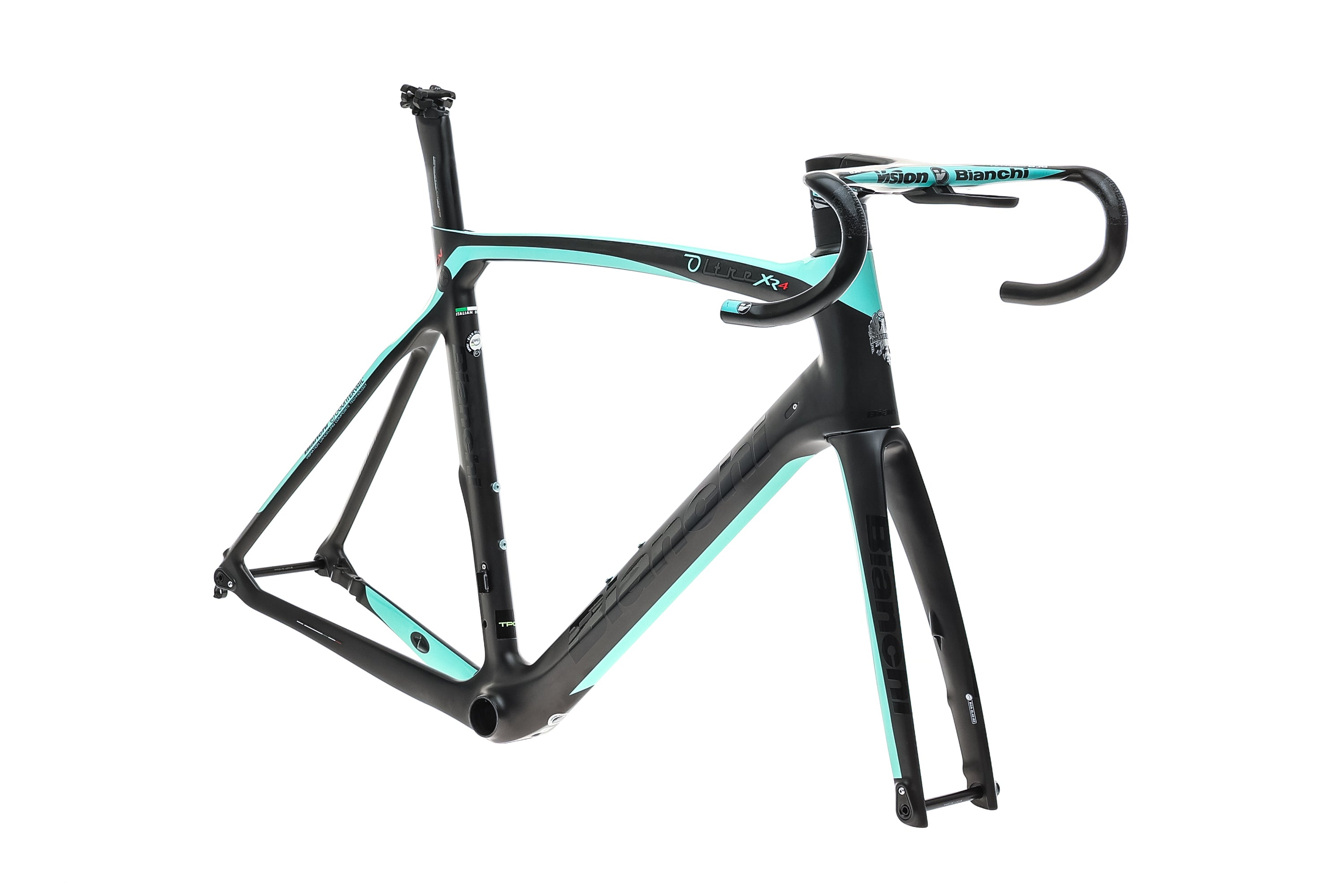 Bianchi Oltre XR4 59cm Road Bike Frameset - Lightweight Carbon Fiber Frame for High-Performance Cycling - Perfect for Racing, Endurance Rides & Competitive Road Biking (2020 Model)