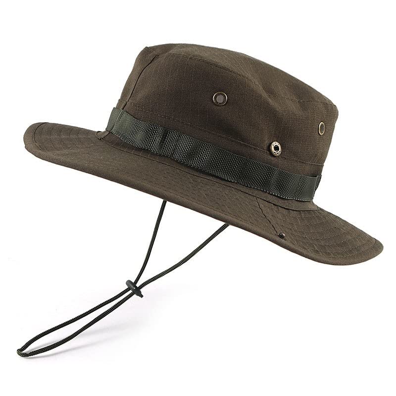 Stylish Wide Brim Sun Hat for Women & Men - UV Protection Windproof Beach Hat for Summer Outdoor Activities - Perfect for Fishing, Hiking, Safari, Hunting and Beach Vacations