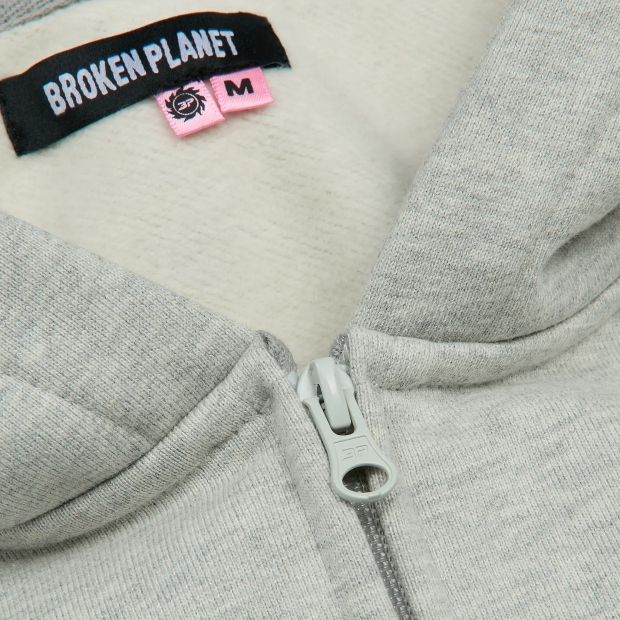 Broken Planet Ash Heather Grey Zip Up Hoodie - Stylish & Comfortable Men's & Women's Pullover for Casual Wear, Street Fashion & Outdoor Activities