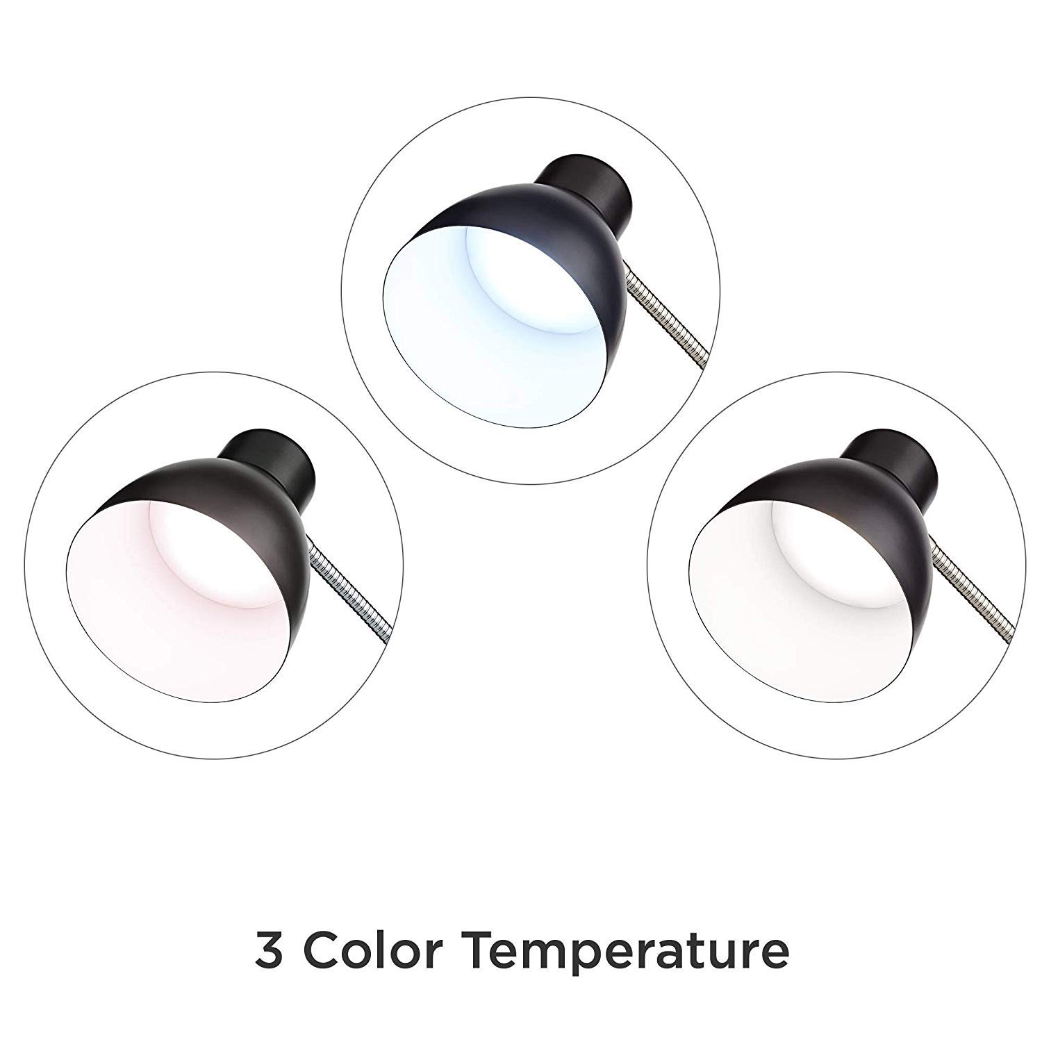 OttLite Adjustable LED Desk Lamp with 2.1A USB Charging Port - Portable Task Light for Home Office, Study & Reading - Dimmable Eye-Caring Desk Light for Work, Gaming & Nightstand Use
