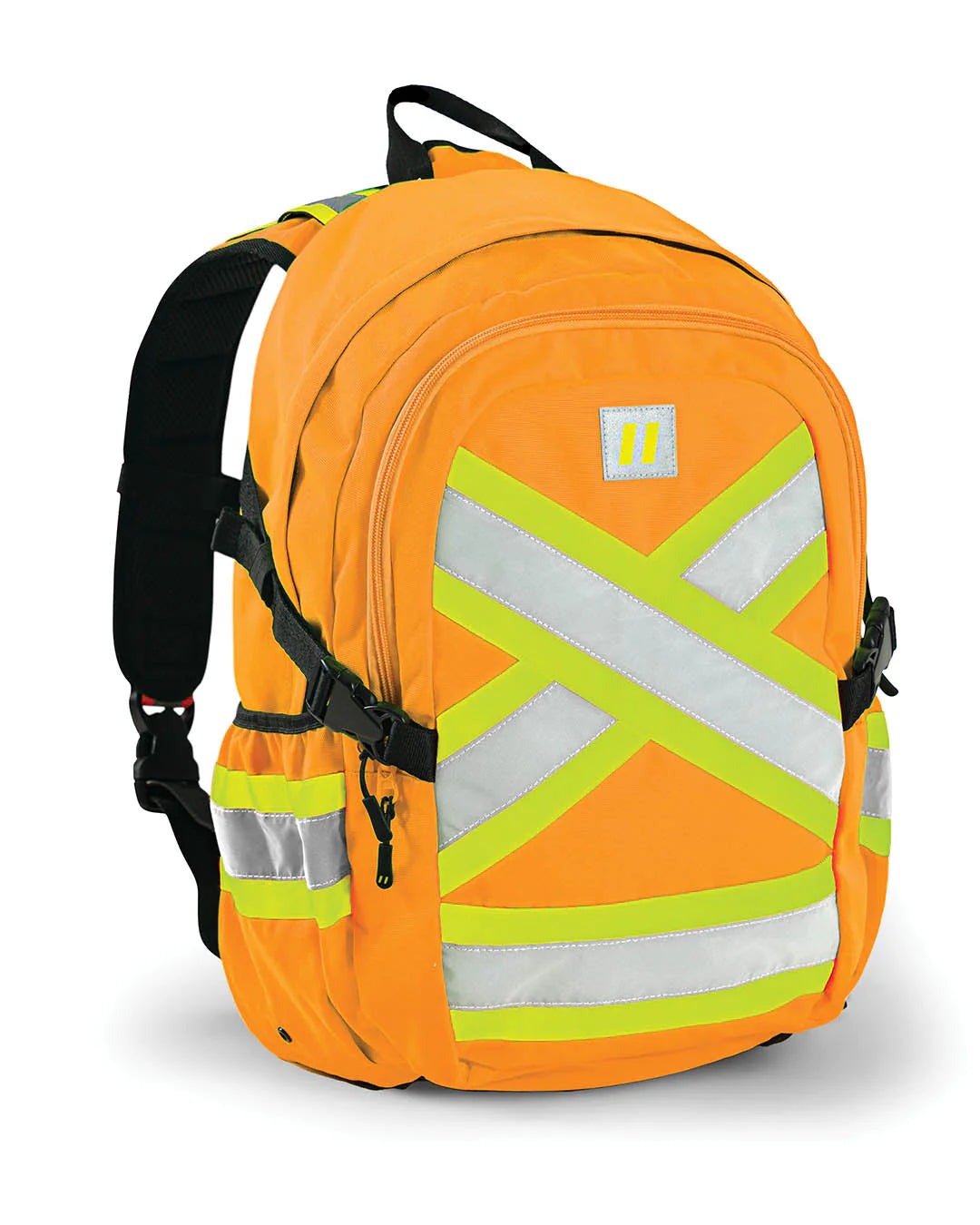 FORCEFIELD Signal 32L High Visibility Safety Backpack - Waterproof Work Backpack with Reflective Strips for Construction, Cycling & Outdoor Activities