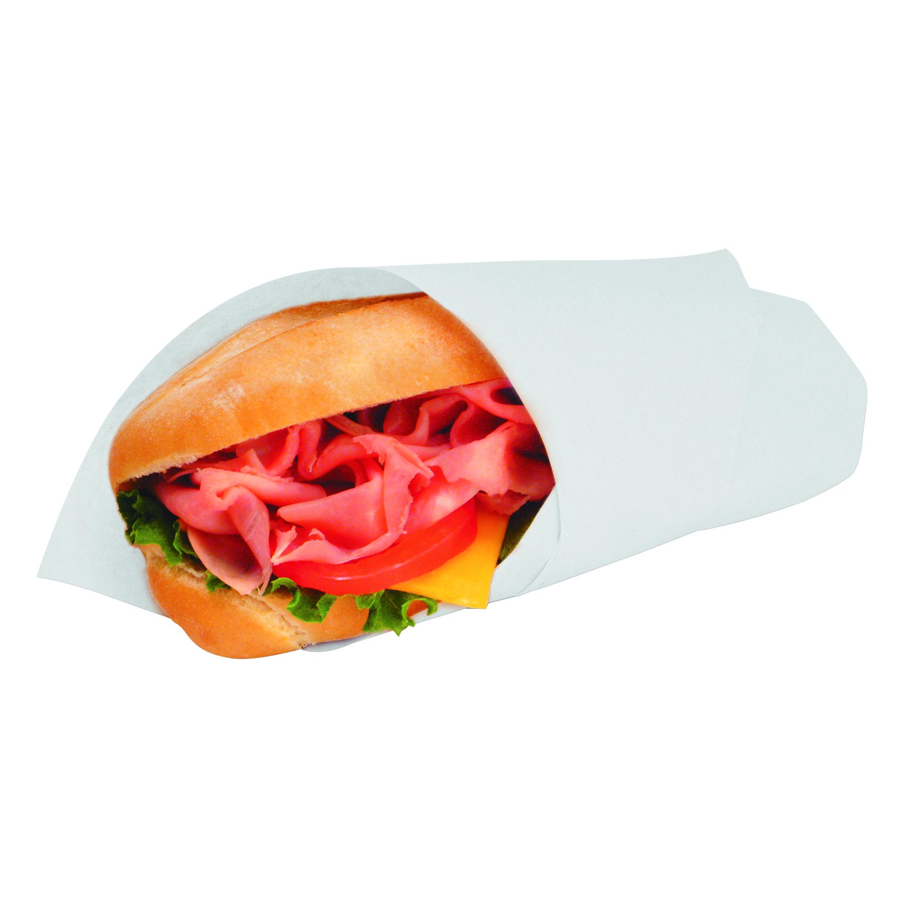 Bagcraft 057012 Grease-Resistant White Paper Wrap/Liner - 12
