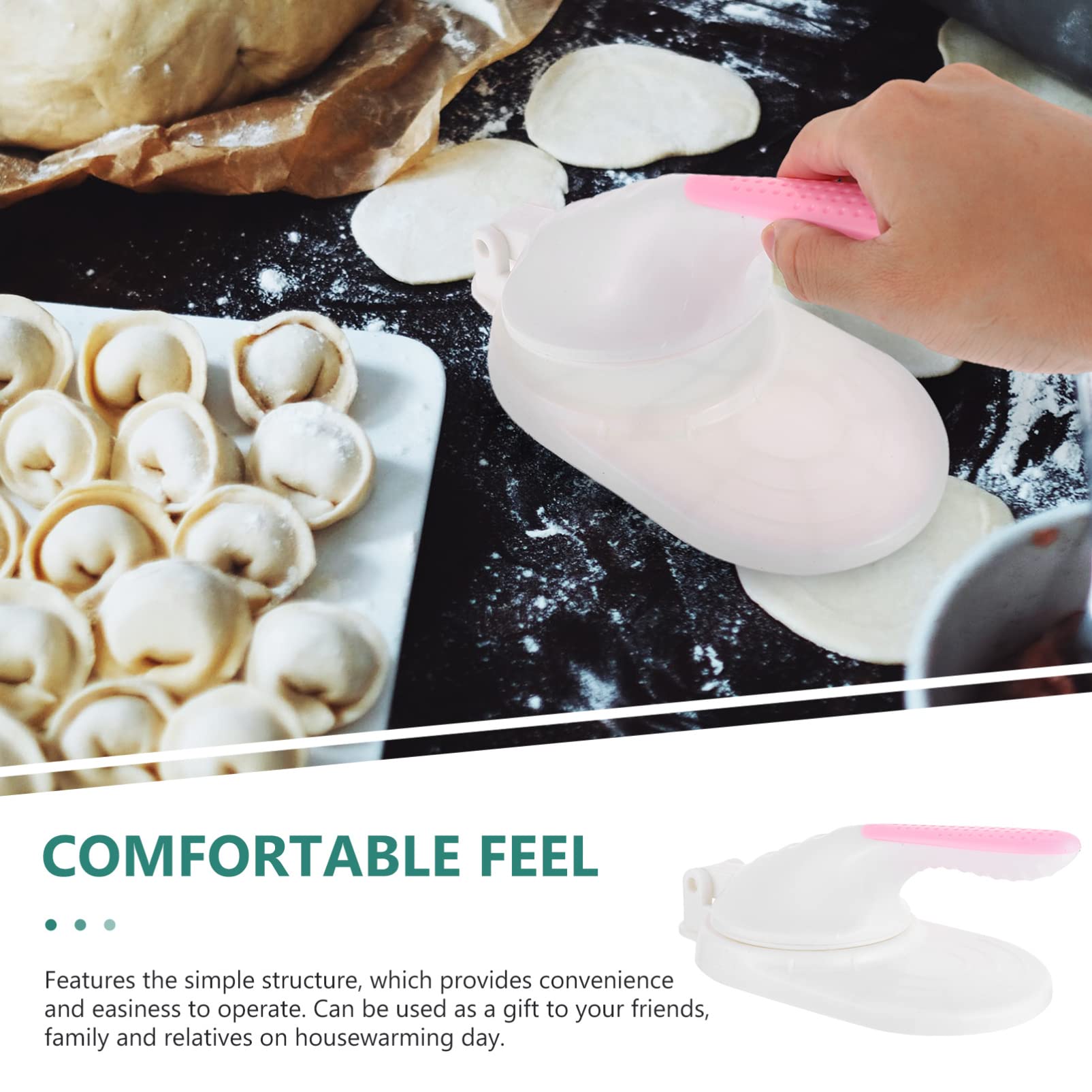 Premium Hemoton Dumpling Skin Maker & Dough Press - Multi-Functional Ravioli, Empanada, Tortilla & Tofu Press - Perfect Pasta Maker Machine for Homemade Dumplings, Wontons & More | Ideal Kitchen Accessory for Italian, Asian & Mexican Cuisine