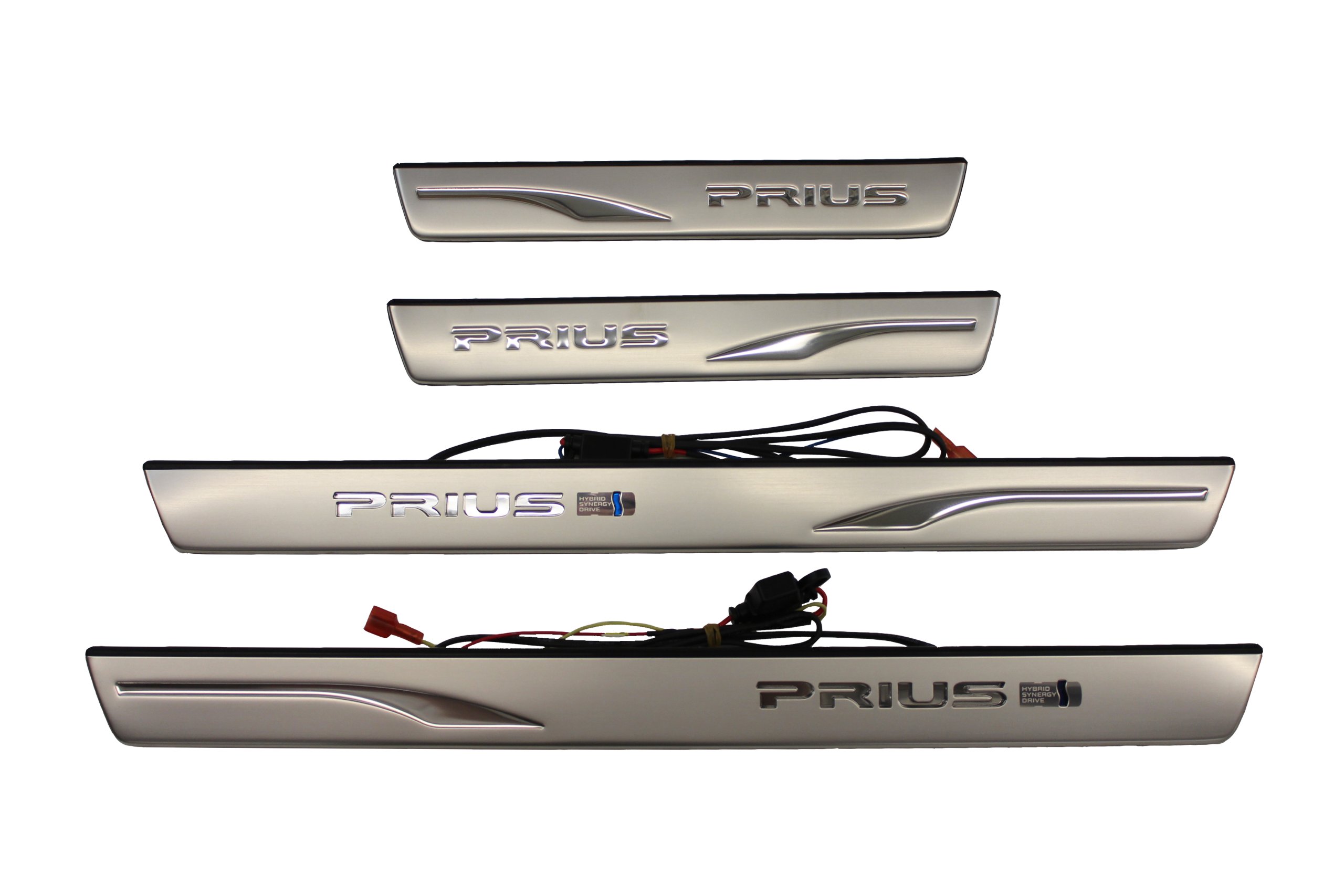 Genuine TOYOTA PT922-47100 Illuminated Door Sill Scuff Plate - Compatible with Select Prius Models | Premium Interior Upgrade for Nighttime Visibility & Vehicle Protection