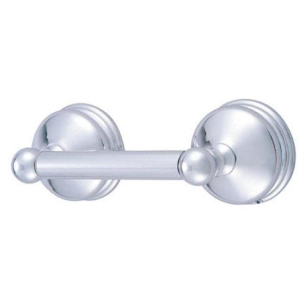Vintage Wall Mounted Toilet Paper Holder - Polished Chrome Finish | Bathroom Tissue Roll Dispenser for Home, Office & Restroom Decor