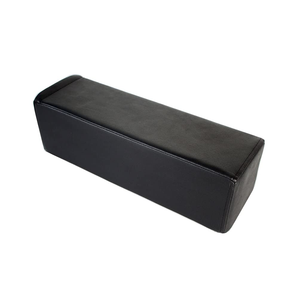 Bed Gap Filler Pillow - 10x10x200cm Black Wedge Pillow for Mattress & Headboard Support | Reading Pillow, Backrest Cushion | Perfect for Bedroom, Dorm, Nursing & Relaxation