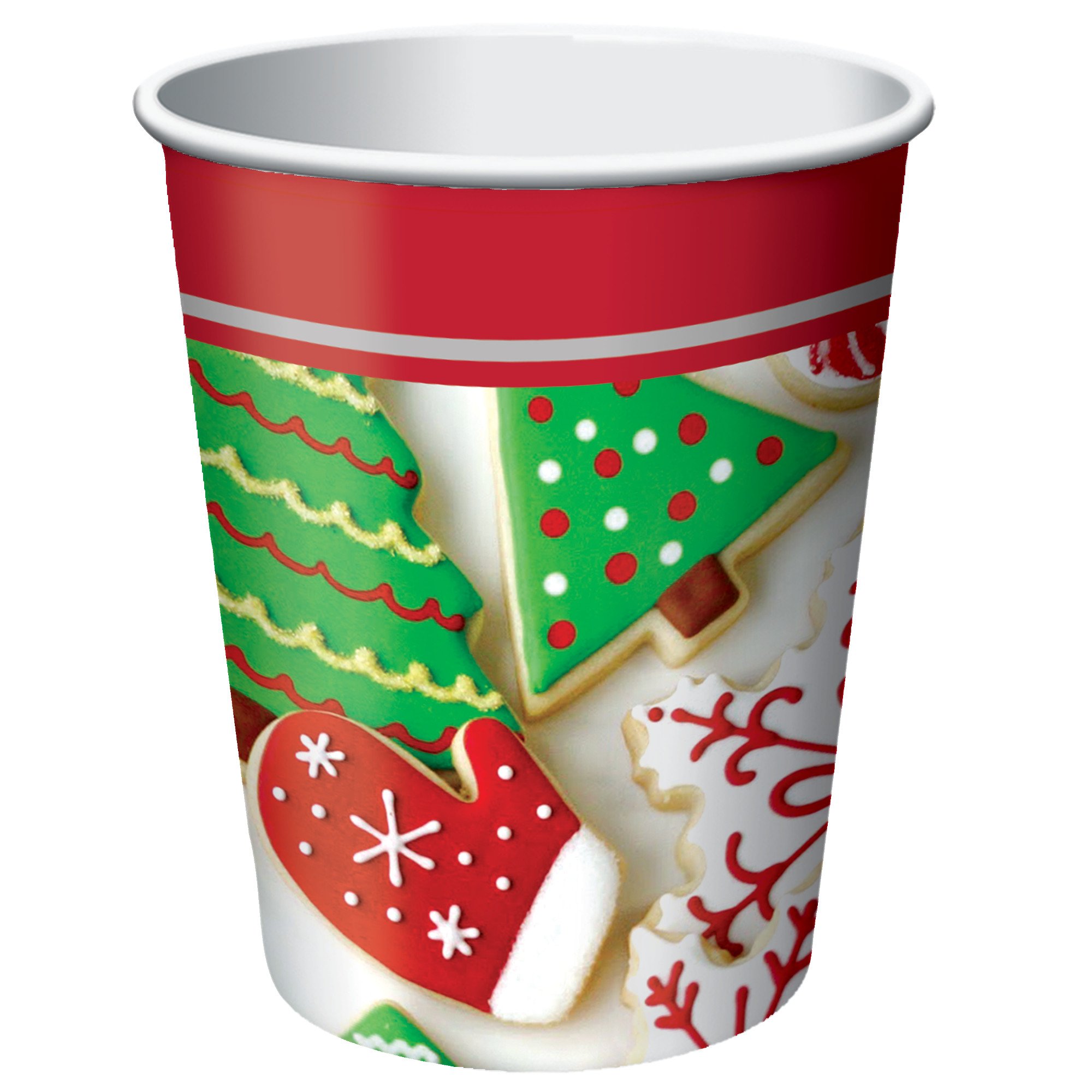 Creative Converting 8 Count Hot/Cold Cups, 9 oz - Insulated Disposable Coffee Cups for Holiday Treats, Parties, and Hot/Cold Beverages - Perfect for Christmas, Thanksgiving, and Office Events