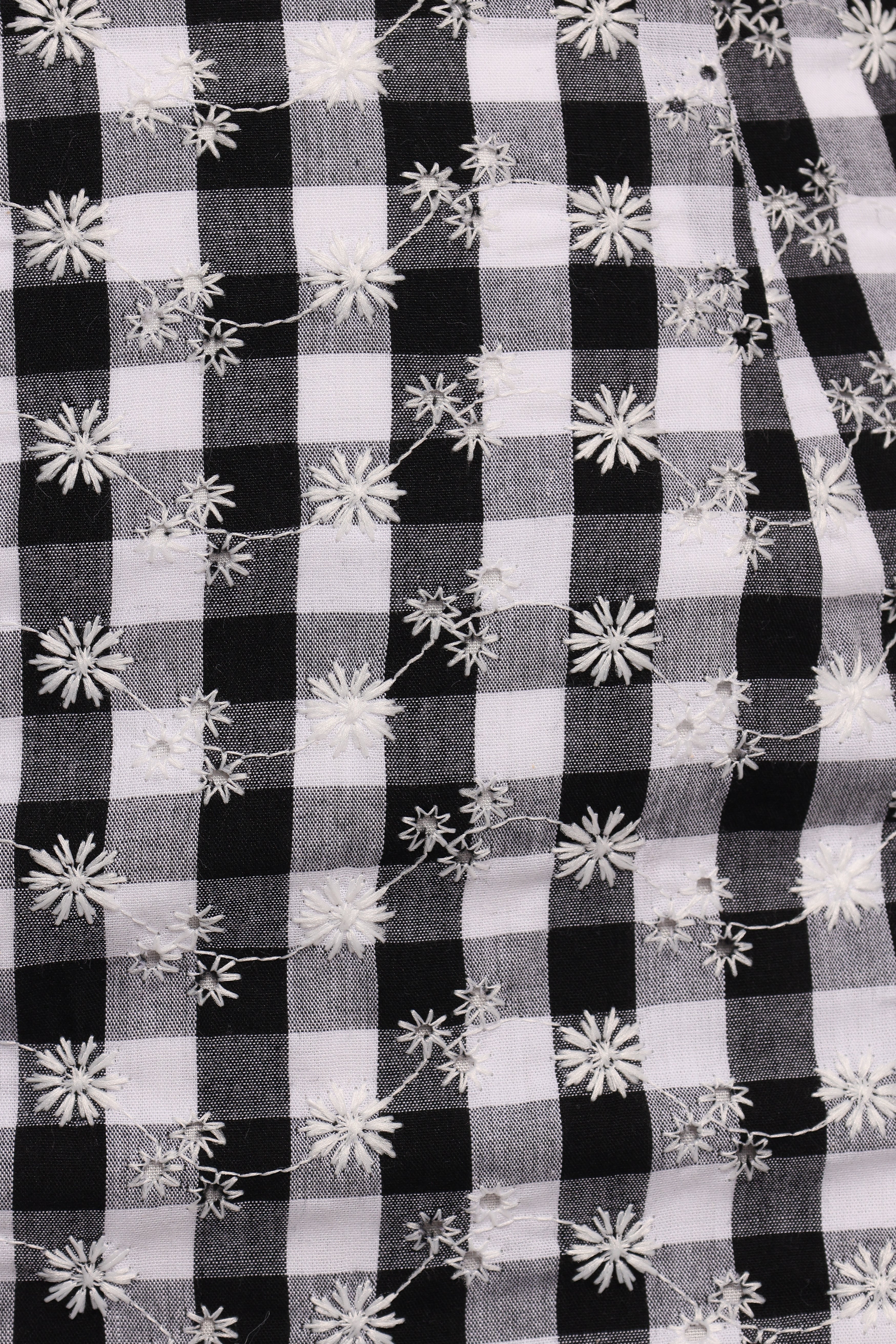 Clement Mini Skirt for Women - Black & White Gingham Checkered Pattern Summer Skirt | Perfect for Beach, Party, and Casual Outfits