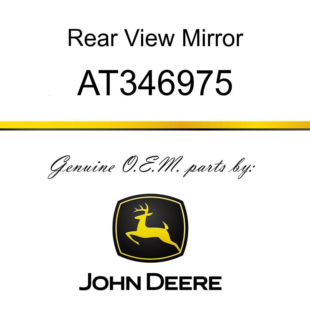 John Deere Original Equipment Rear View Mirror #AT346975 - Compatible with Tractors & Heavy Equipment - Enhance Safety & Visibility for Farming & Construction Work