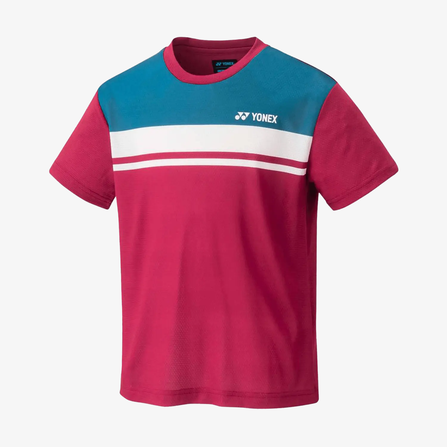 Yonex Junior Tennis T-Shirt 16637JRDRJ - Reddish Rose Color | Breathable & Comfortable for Kids | Perfect for Tennis Practice & Casual Wear