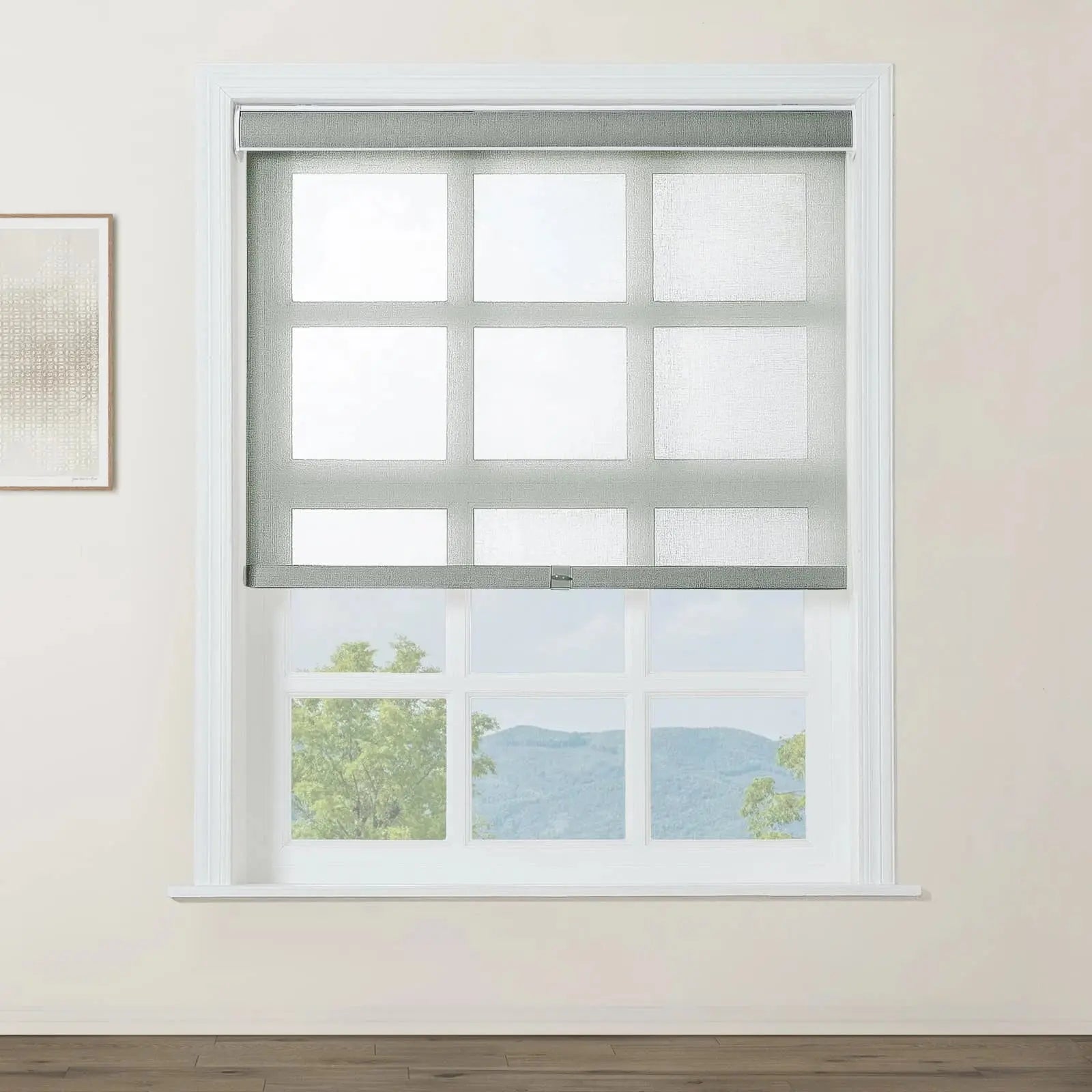 Alvin Boutique Blackout Cordless Roller Shades - Light Blocking Window Coverings for Bedroom, Nursery & Home Office