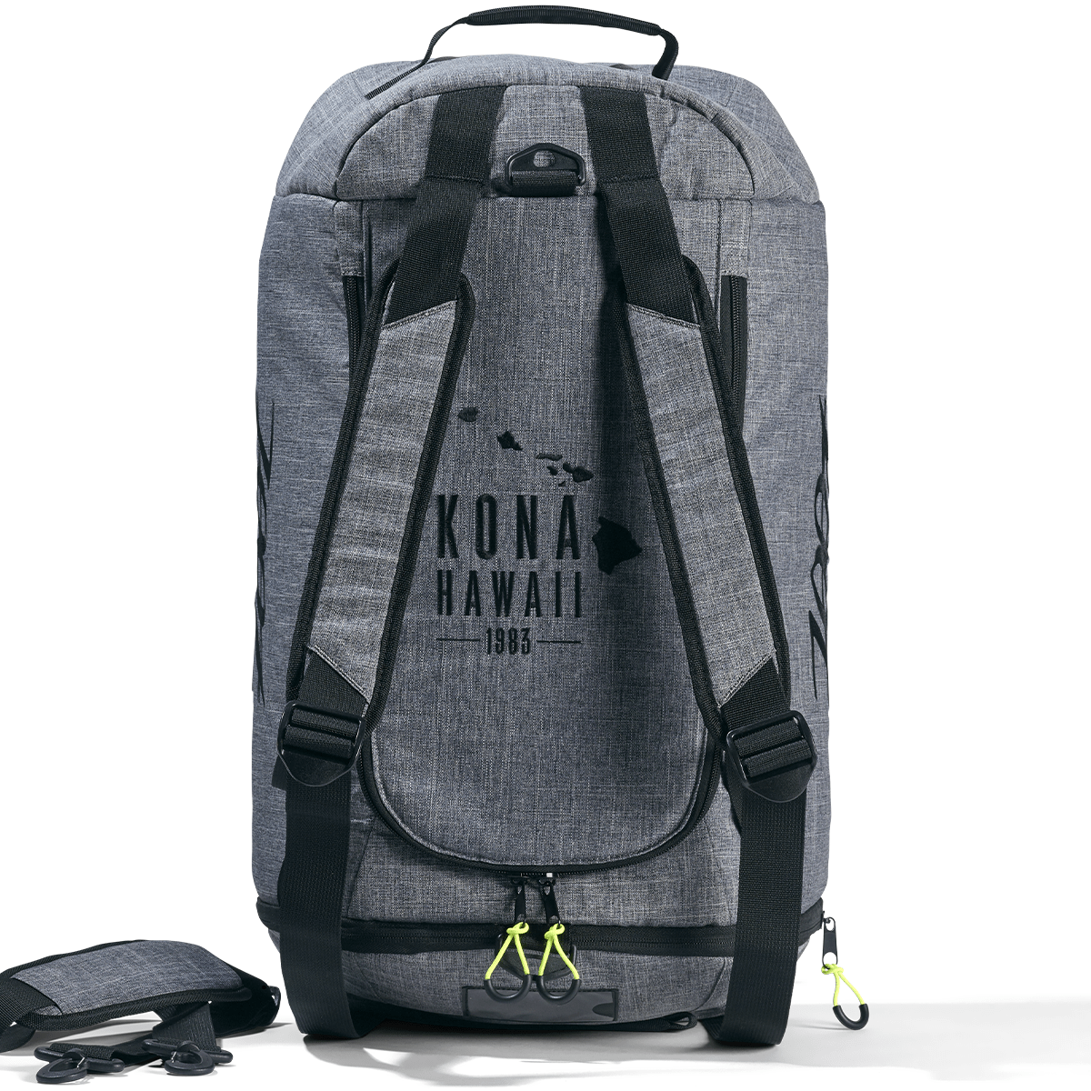 Ultra Tri Duffle Bag - Heavy Duty Canvas Travel Duffel with Shoulder Strap, Water Resistant Gray Gym Bag for Men & Women - Perfect for Gym, Travel, Sports & Outdoor Adventures