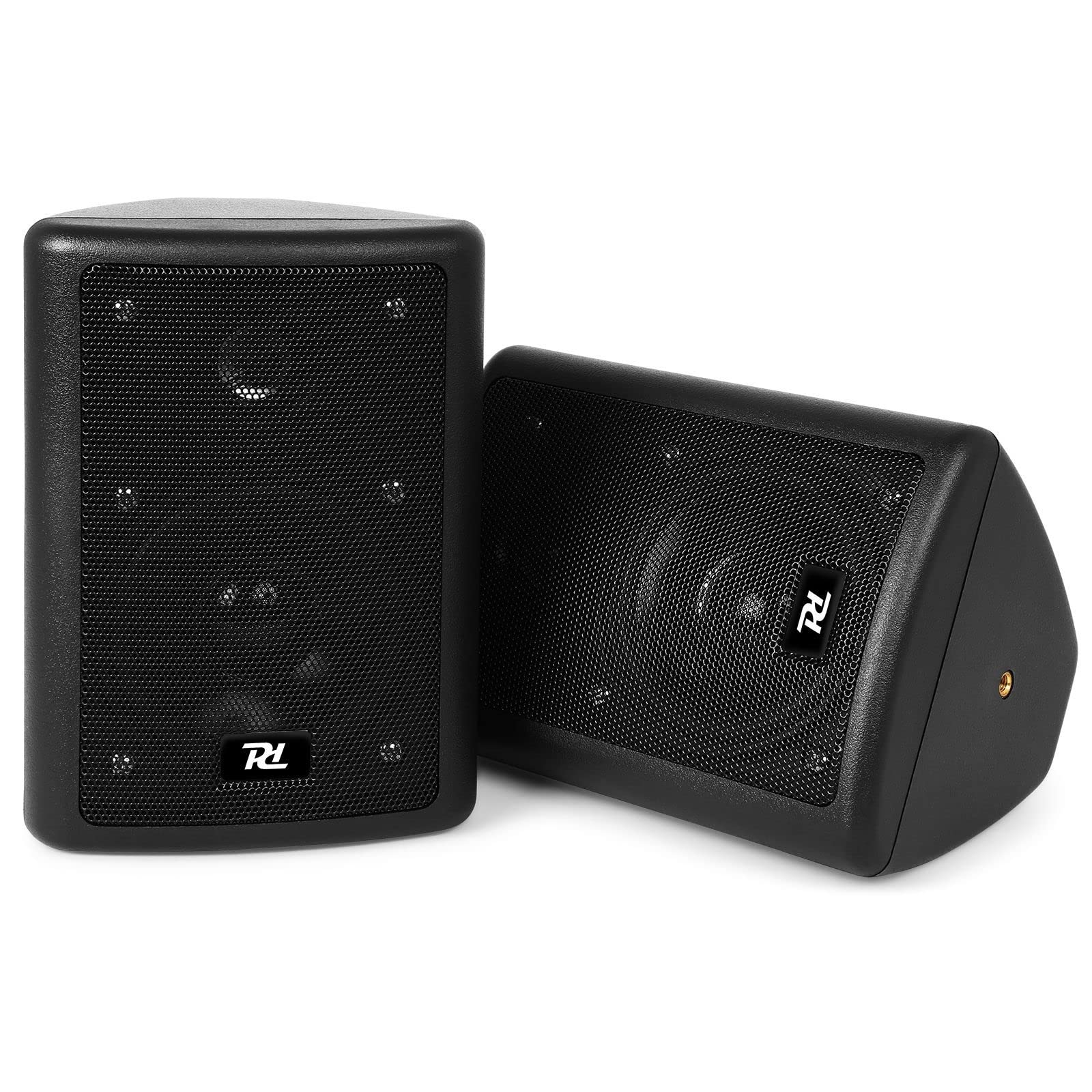 Power Dynamics 2-Way 75W Compact Professional Stereo Speakers for Public Address, Karaoke, HiFi, Surround Sound – Ideal for Home Theater, Events, and Outdoor Gatherings