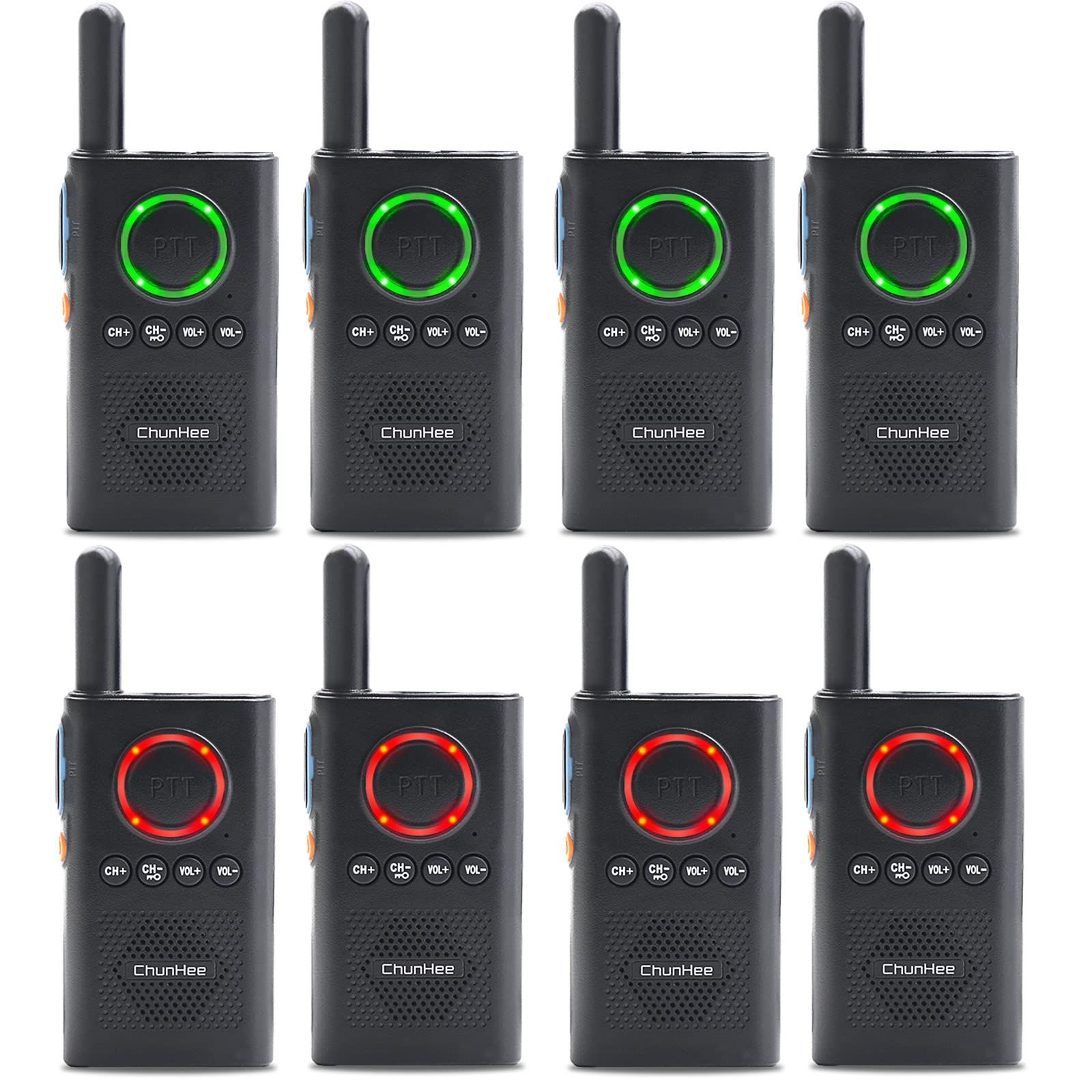 ChunHee 8 Pack Wireless Intercom System for Home - Room to Room Communication, Elderly & Senior Care, Business Use - Ideal for Houses, Offices, and Care Facilities