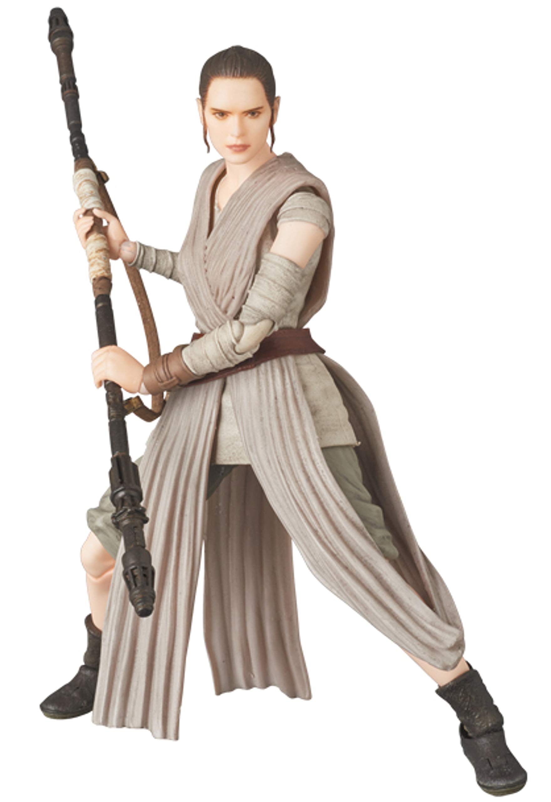 Medicom Toy MAFEX Rey Star Wars The Force Awakens 6-Inch Collectible Action Figure - Highly Articulated with Accessories - Perfect for Display, Photography & Star Wars Fans Collection