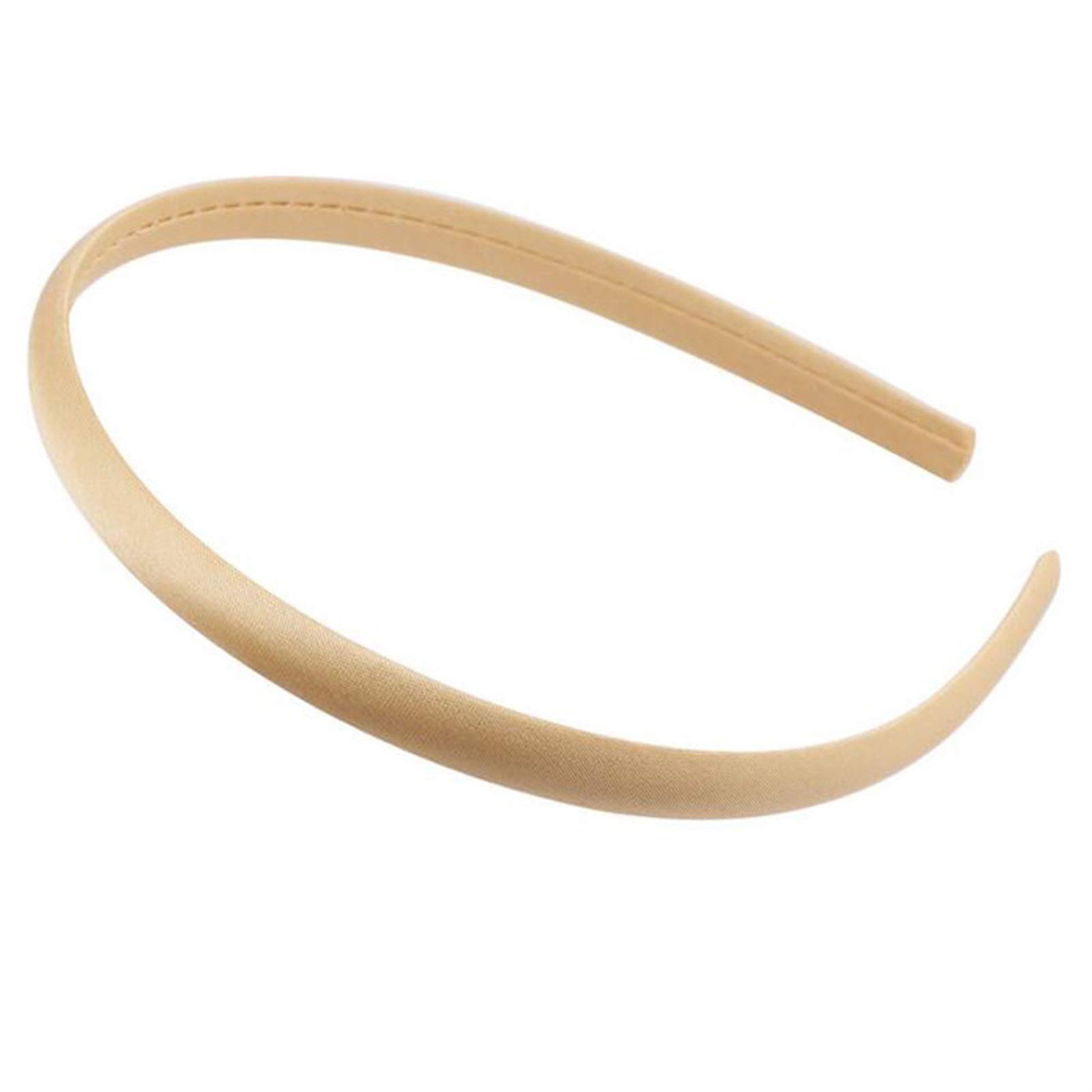 JIEERCUN Plastic Hair Bands for Women & Girls - Fashion Headbands with Edging, Light Coffee Color Hair Accessories for Daily Wear, Work & Special Occasions