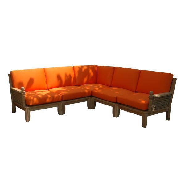 Luxury 5-Piece Deep Modular Sectional Sofa Set - Modern L-Shaped Couch for Living Room, Family Room & Home Theater Comfort