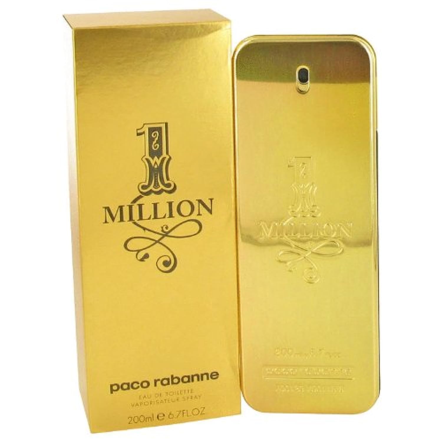 Paco Rabanne 1 Million for Men - 6.7 oz Eau de Toilette Spray - New in Box - Luxury Cologne Gift Set - Perfect for Date Night & Special Occasions