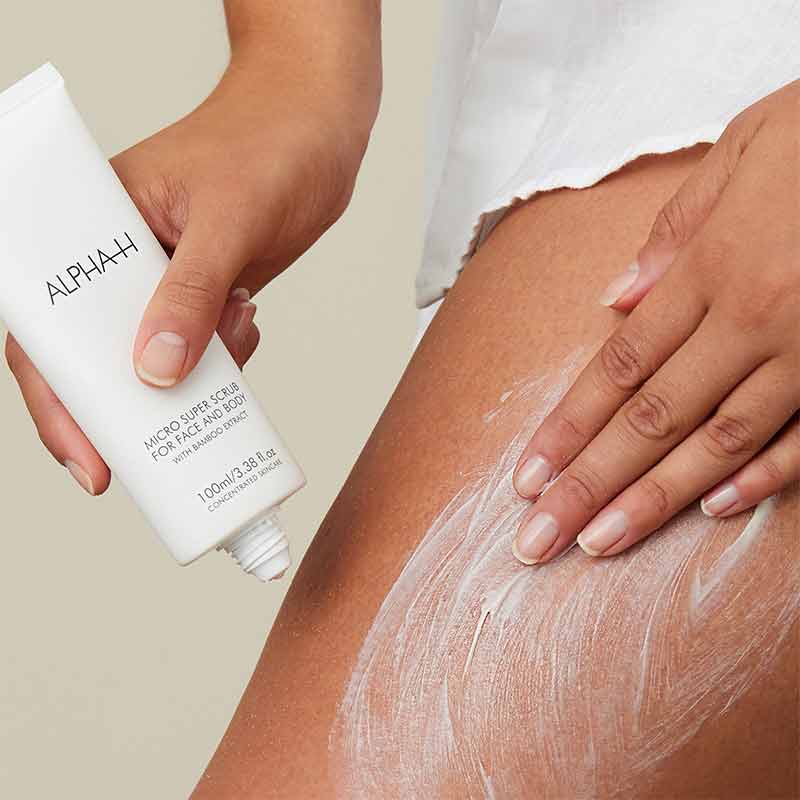Alpha H Micro Super Scrub - Exfoliating Face & Body Scrub for Smooth Skin | Perfect for Daily Skincare Routine & Spa Days