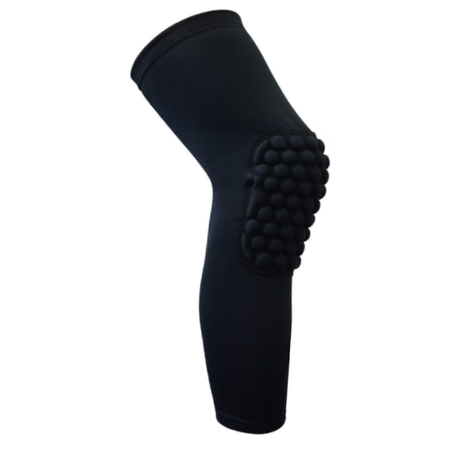 Coolomg White Knee Pads - Breathable Honeycomb Leg Sleeves for Running, Cycling & Workouts - Comfortable Support for Sports & Outdoor Activities