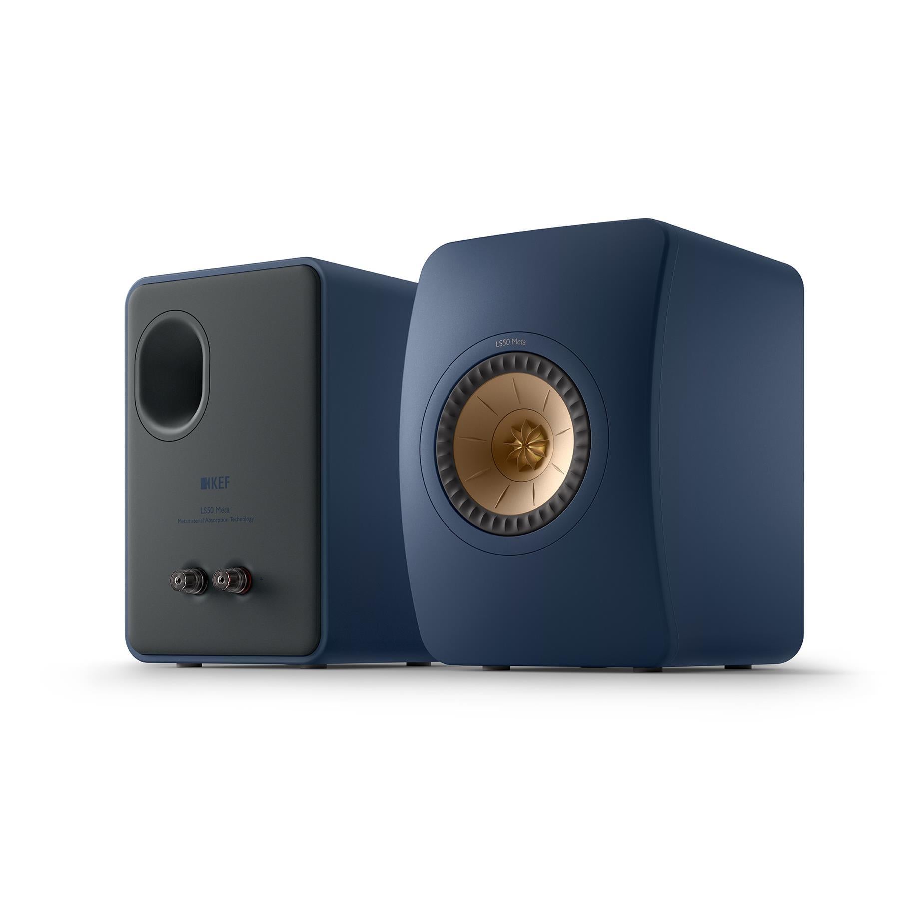 KEF LS50 Meta HiFi Bookshelf Speakers - Premium Audiophile Sound for Home Theater & Music Listening | Perfect for Studios, Living Rooms & Gaming Setups