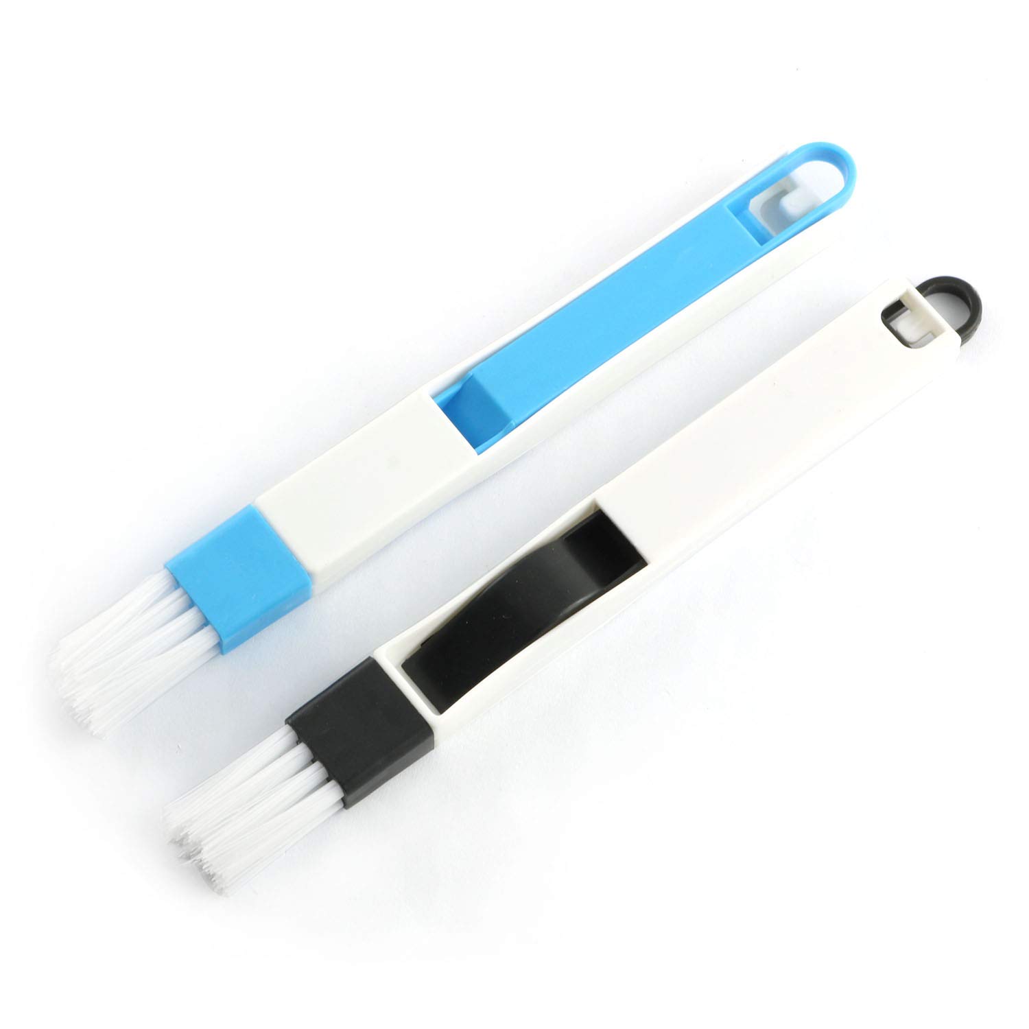 2PCS Window Track & Door Groove Cleaning Brush with Detachable Head & Dustpan - Multi-Purpose Corner Cleaner for Windows, Doors, Keyboards & Hard-to-Reach Areas - Ideal Home Cleaning Tool Set