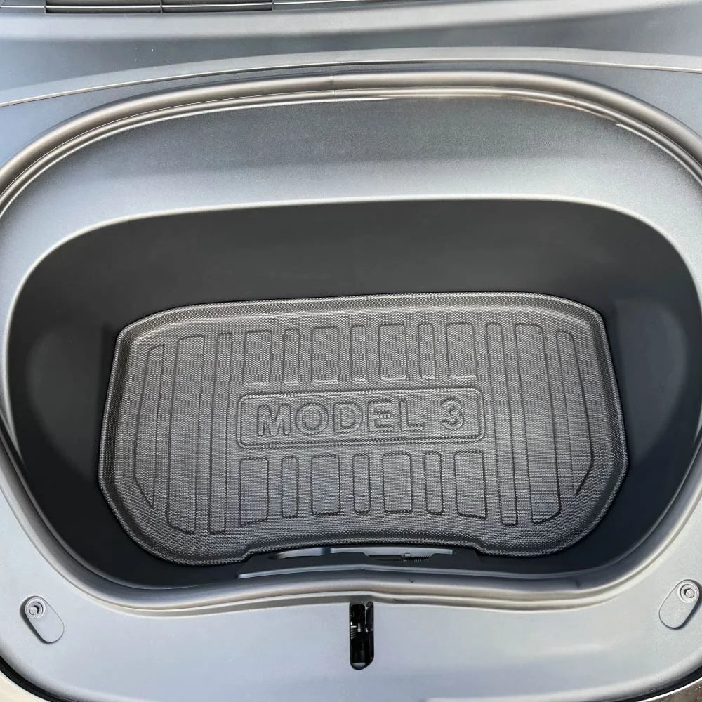 2024 Tesla Model 3 Highland All-Weather Floor Mats Full Set - 8-Piece Premium Carpet & Liners Bundle for Complete Interior Protection | Perfect for Daily Commutes, Road Trips & Winter Weather