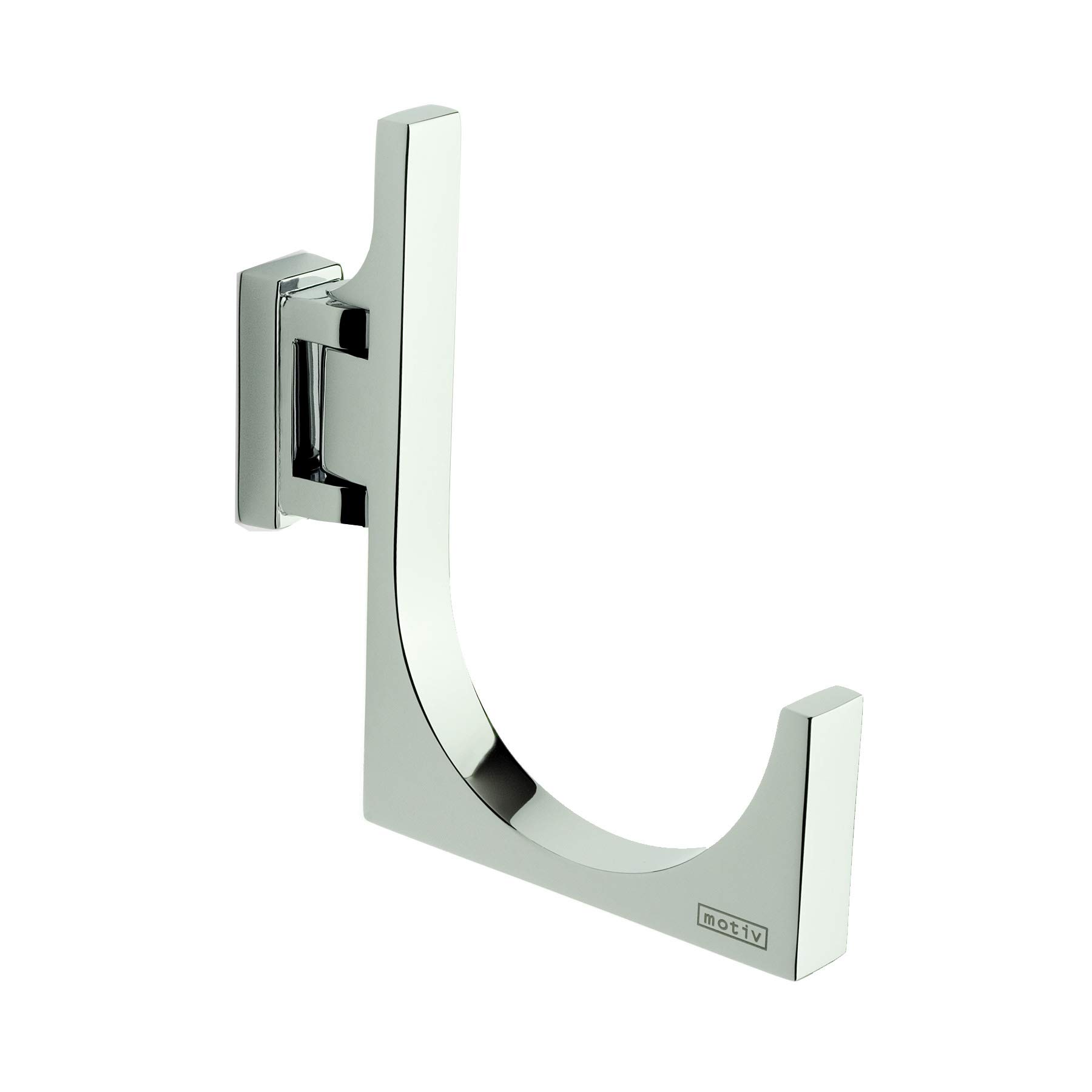 3005/PC Frame Towel Holder - Polished Chrome Bathroom Hook - Adjustable Pivoting Robe Hook for Towels, Clothes & Bathrobes - Perfect for Bathroom, Spa & Hotel Decor