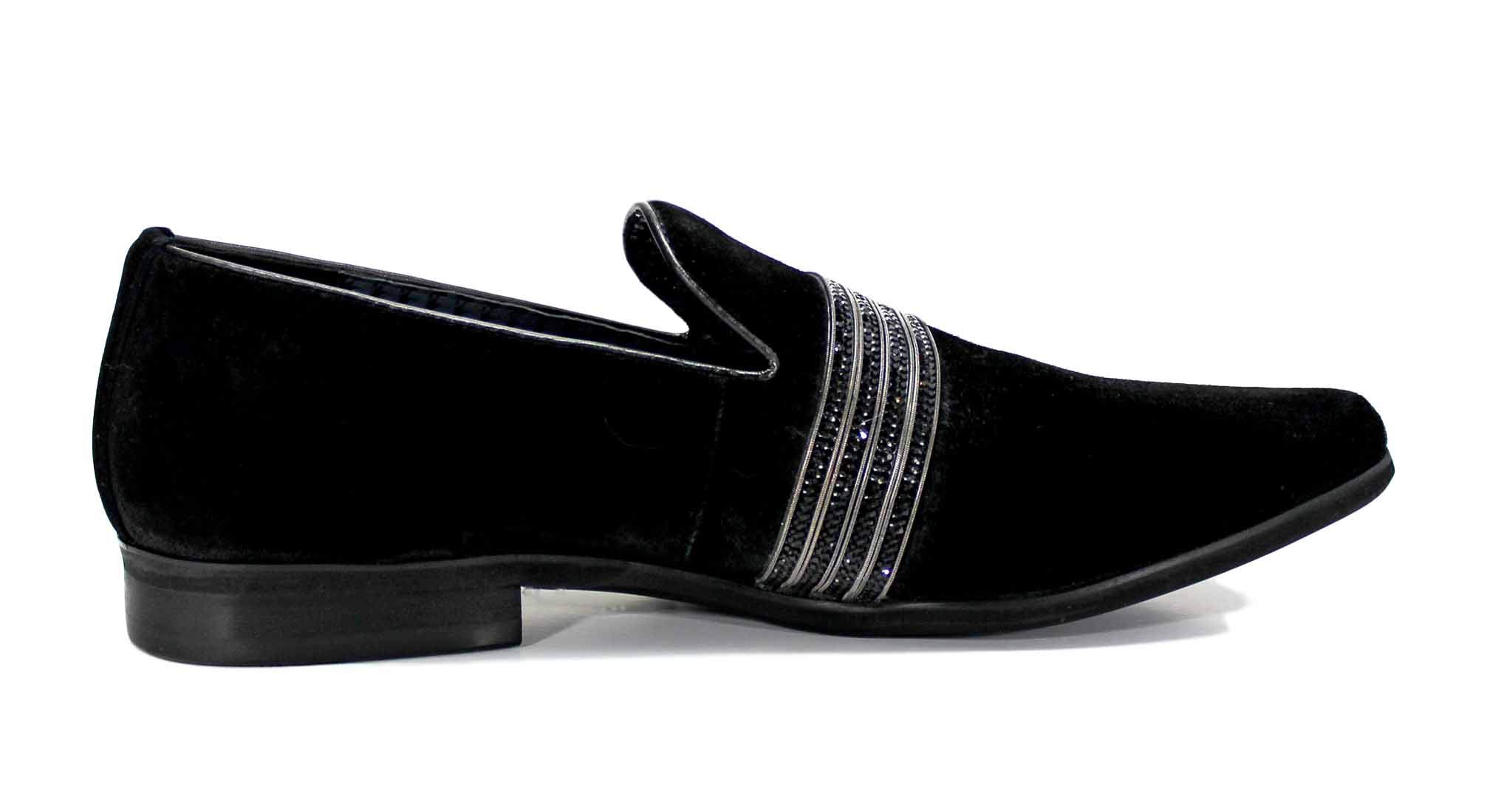 Karl Lagerfeld Paris Men's Loafers - Classic Black Leather Slip-On Shoes for Business & Casual Wear | Comfortable & Stylish Dress Shoes for Office, Travel & Special Occasions